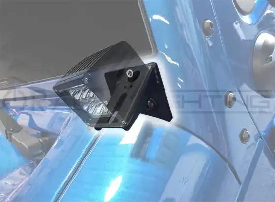 ORACLE Jeep JK Lower Windshield Light Mount Brackets (Pair) - Image 8