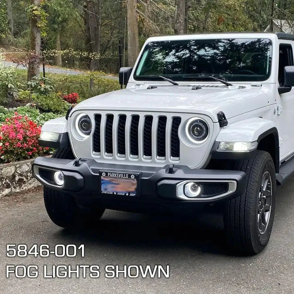 ORACLE Lighting 20W LED Fog Lights for Jeep Wrangler JK/JL & Gladiator JT | High Performance Plug-and-Play - Image 10