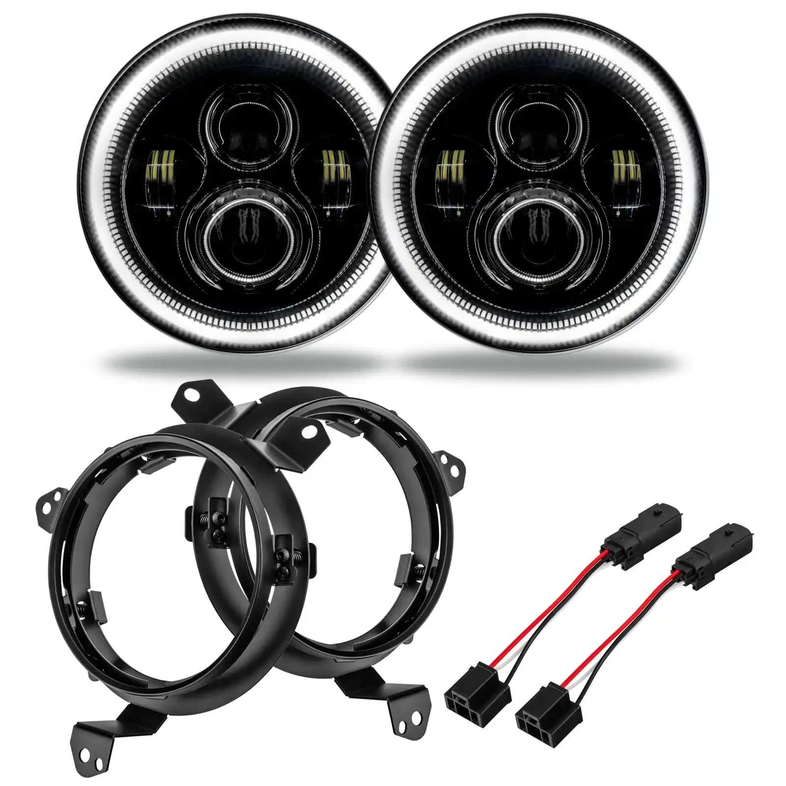 ORACLE Lighting Jeep Wrangler JL/Gladiator JT 7" High Powered LED Headlights (Pair) - Image 9
