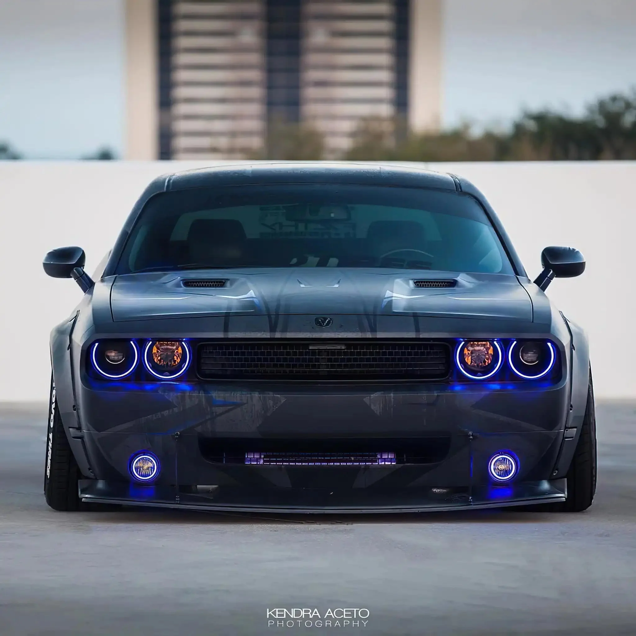 2008-2014 Dodge Challenger Dynamic ColorSHIFT Surface Mount Headlight & Fog Light Halo Kit - COMBO - Image 12