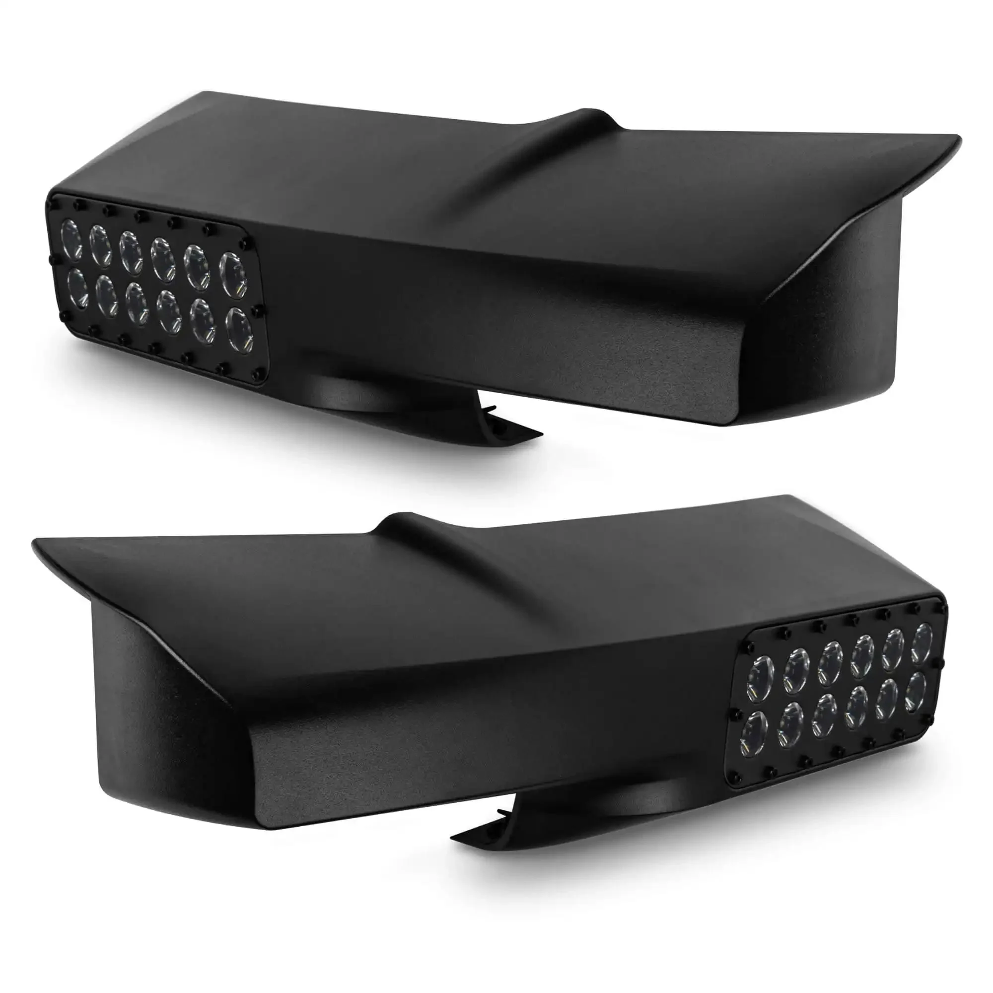 2010-2022 RAM TOW 1500/2500/3500 LED Off-Road Side Mirrors Ditch Lights - Image 7