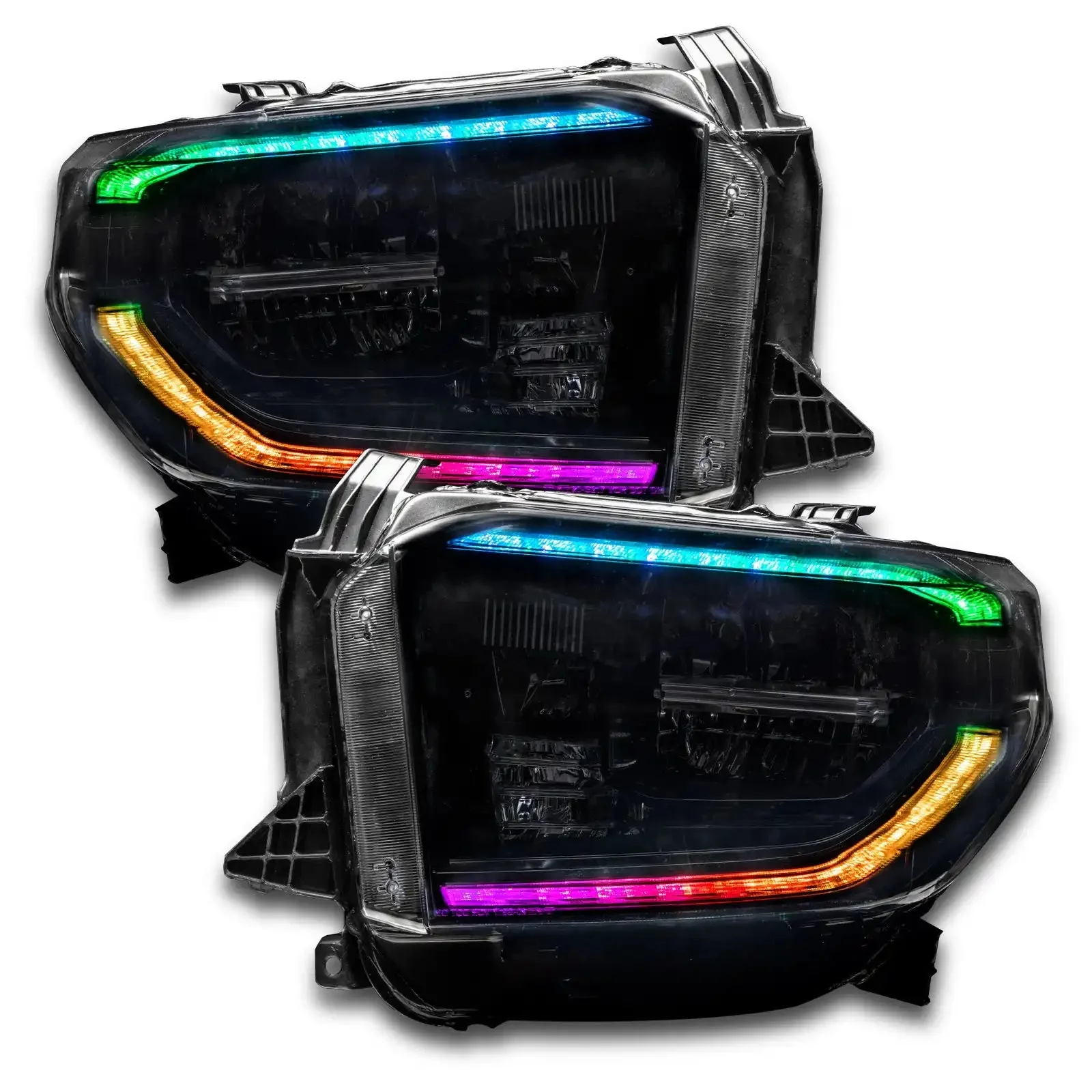 ORACLE Lighting 2018-2021 Toyota Tundra Dynamic ColorSHIFT Headlight DRL Upgrade Kit - Image 24