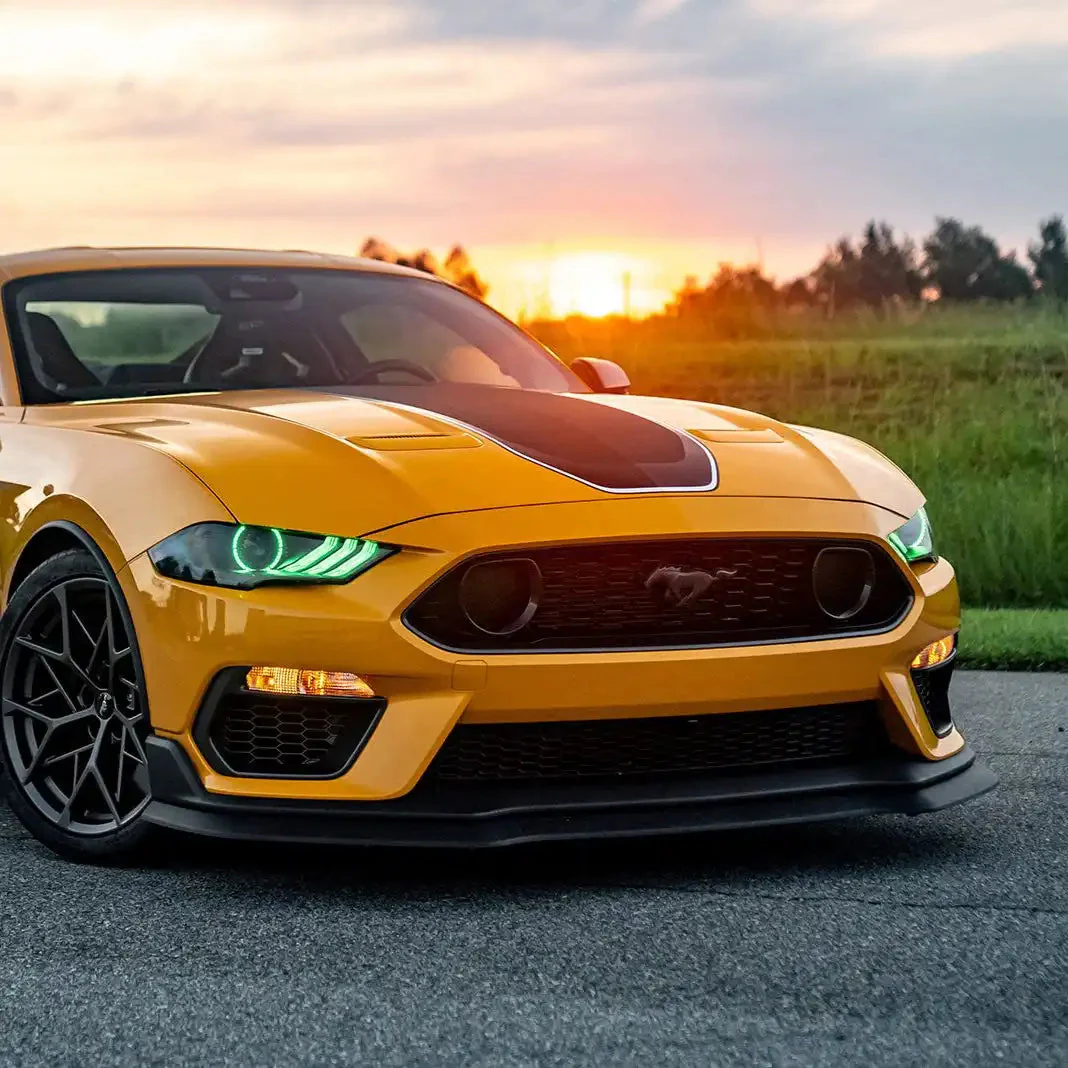 ORACLE Lighting 2018-2023 Ford Mustang "Black Series" Dynamic ColorSHIFT LED Headlights w/ Sequential Turn Signal - Image 18
