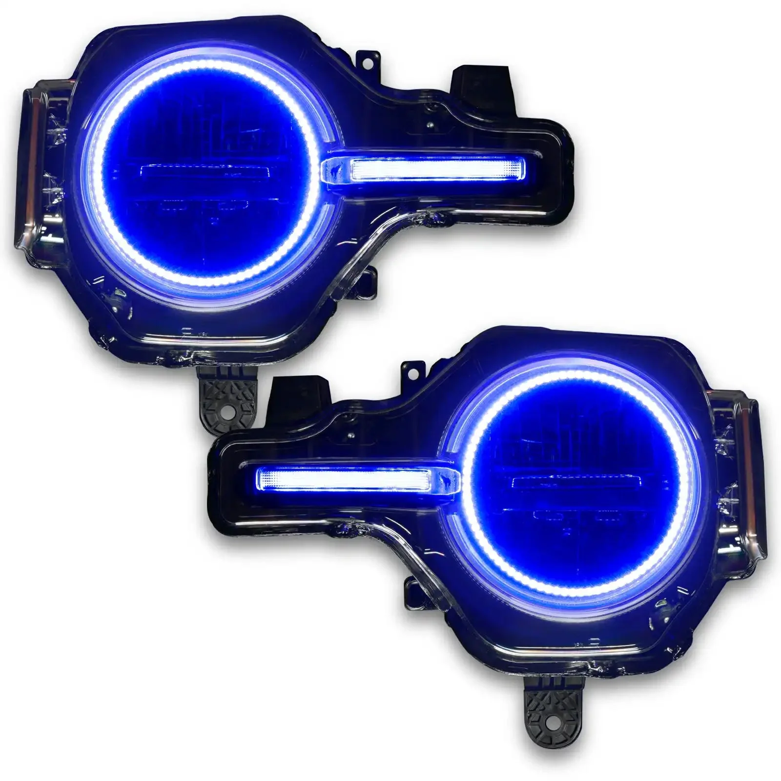ORACLE Lighting 2021-2025 Ford Bronco ColorSHIFT Headlight Halo Kit w/DRL Bar - Base Headlights - Image 9