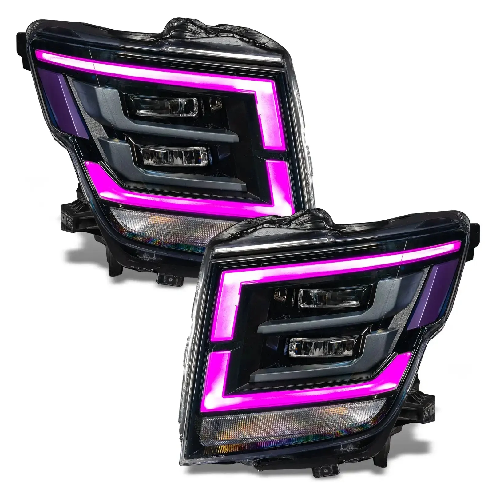 ORACLE Lighting 2021-2024 Nissan Titan ColorSHIFT RGB+W Headlight DRL Upgrade - Image 15