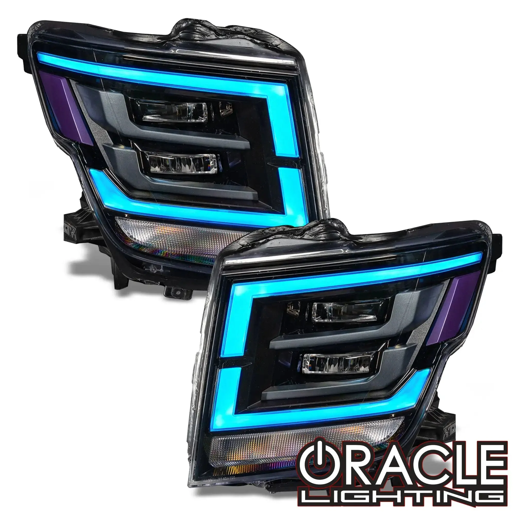 ORACLE Lighting 2021-2024 Nissan Titan ColorSHIFT RGB+W Headlight DRL Upgrade - Image 24