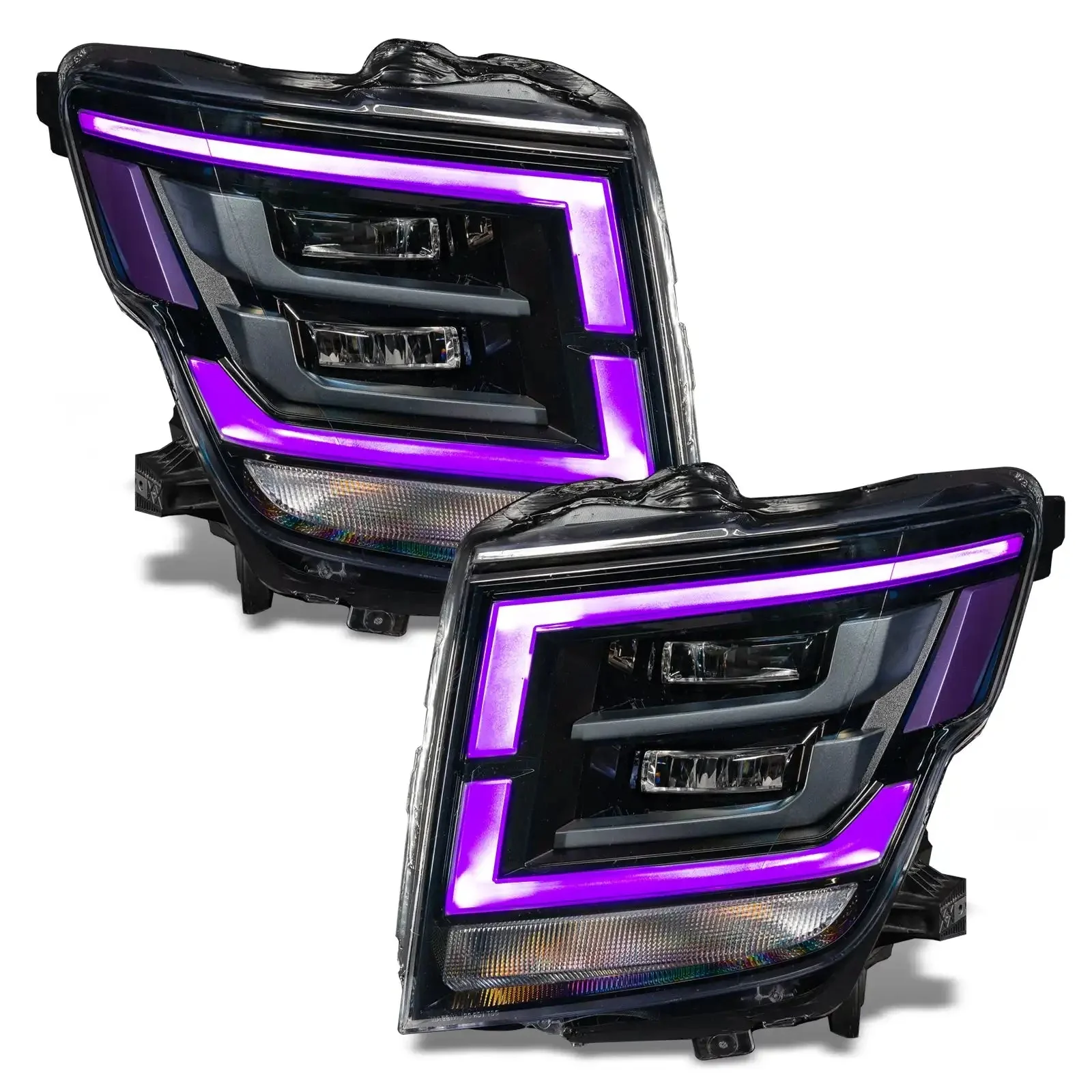 ORACLE Lighting 2021-2024 Nissan Titan ColorSHIFT RGB+W Headlight DRL Upgrade - Image 26