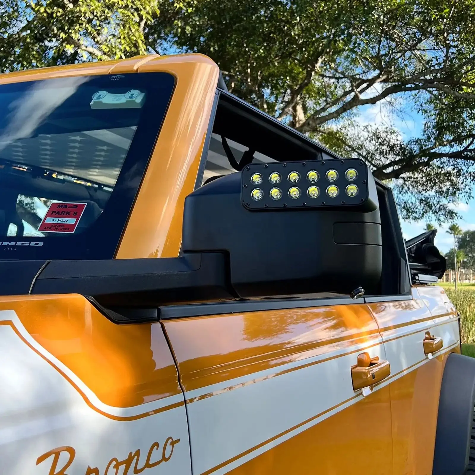 2021-2026 Ford Bronco LED Off-Road Side Mirrors - Peripheral Ditch Lights (2200+ Lumens) - Image 19
