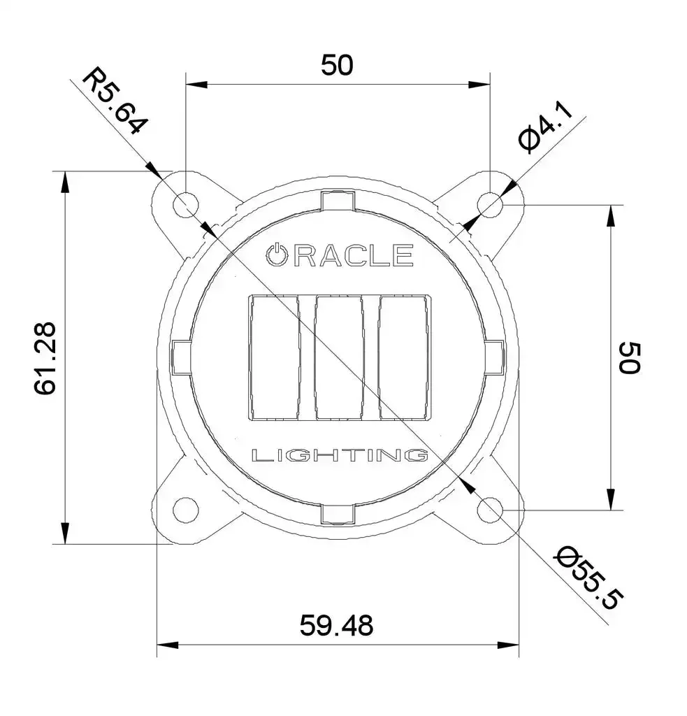 ORACLE Lighting 60mm 15W Fog Beam LED Emitter Module - Image 7