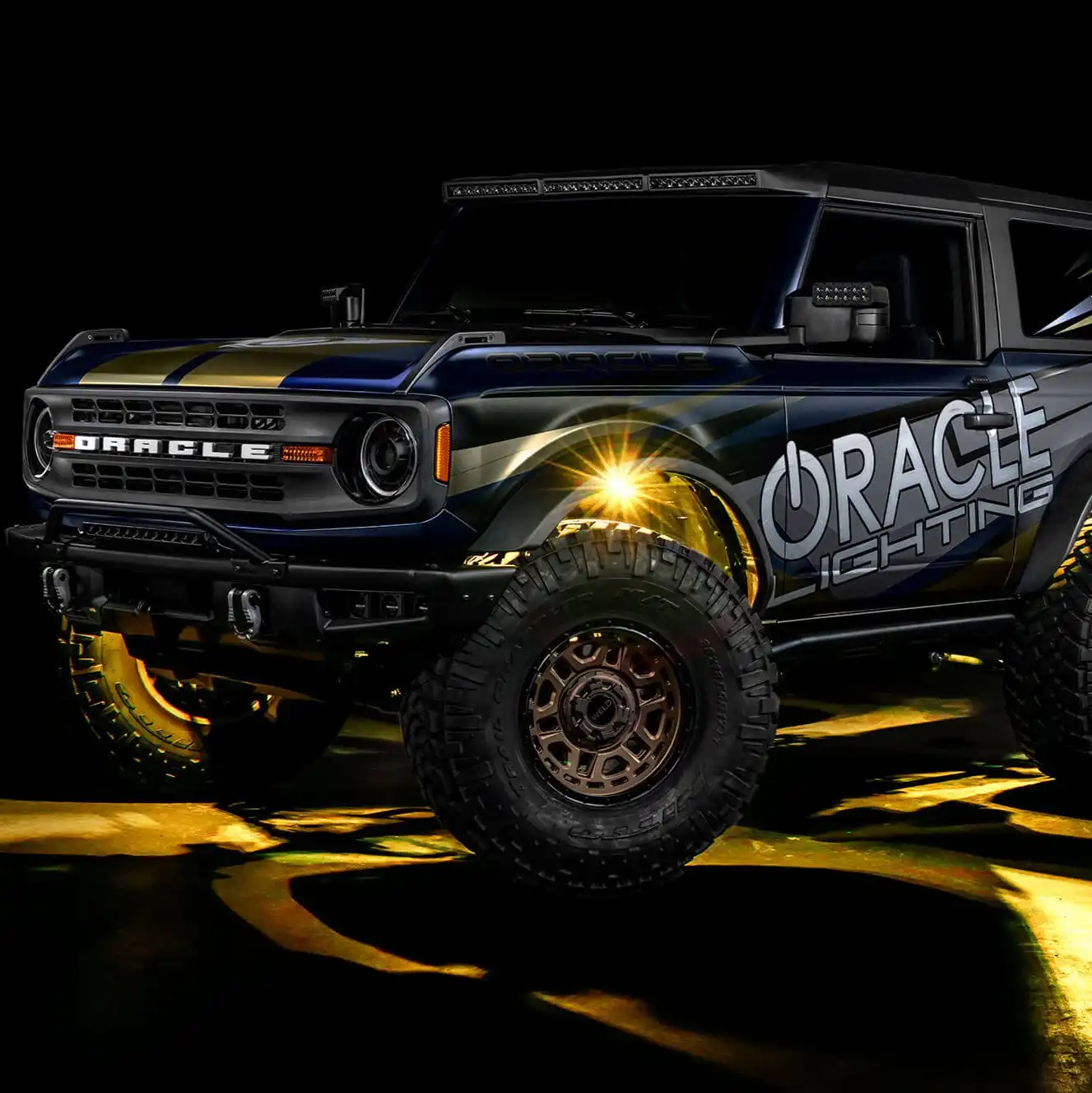ColorSHIFT RGB+W Underbody Rock Light Kit - 230° Wide Angle Bluetooth Control - Image 10