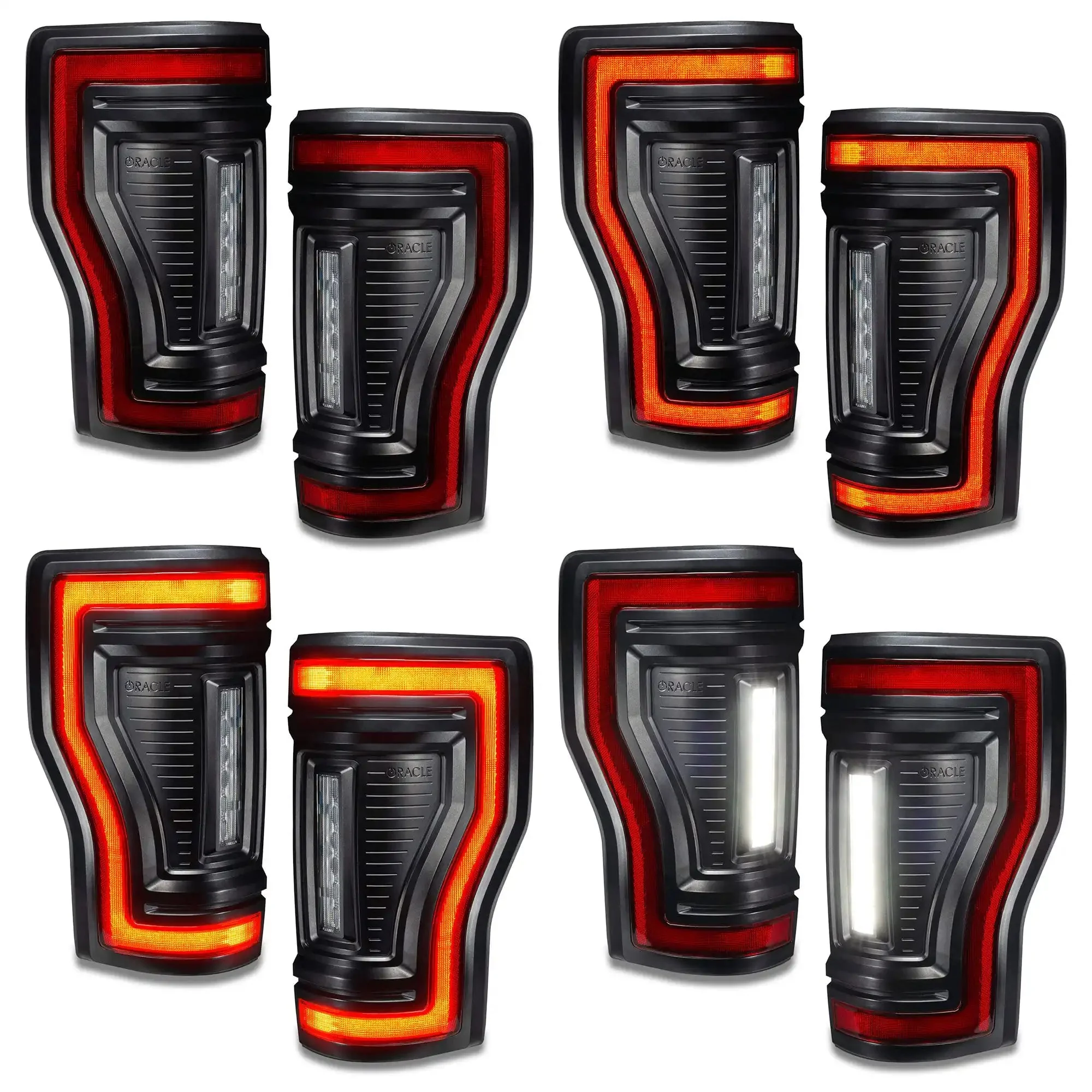2017-2022 Ford F-250/350 Super Duty Flush Mount LED Tail Lights - Animated Turn Signals - Image 24