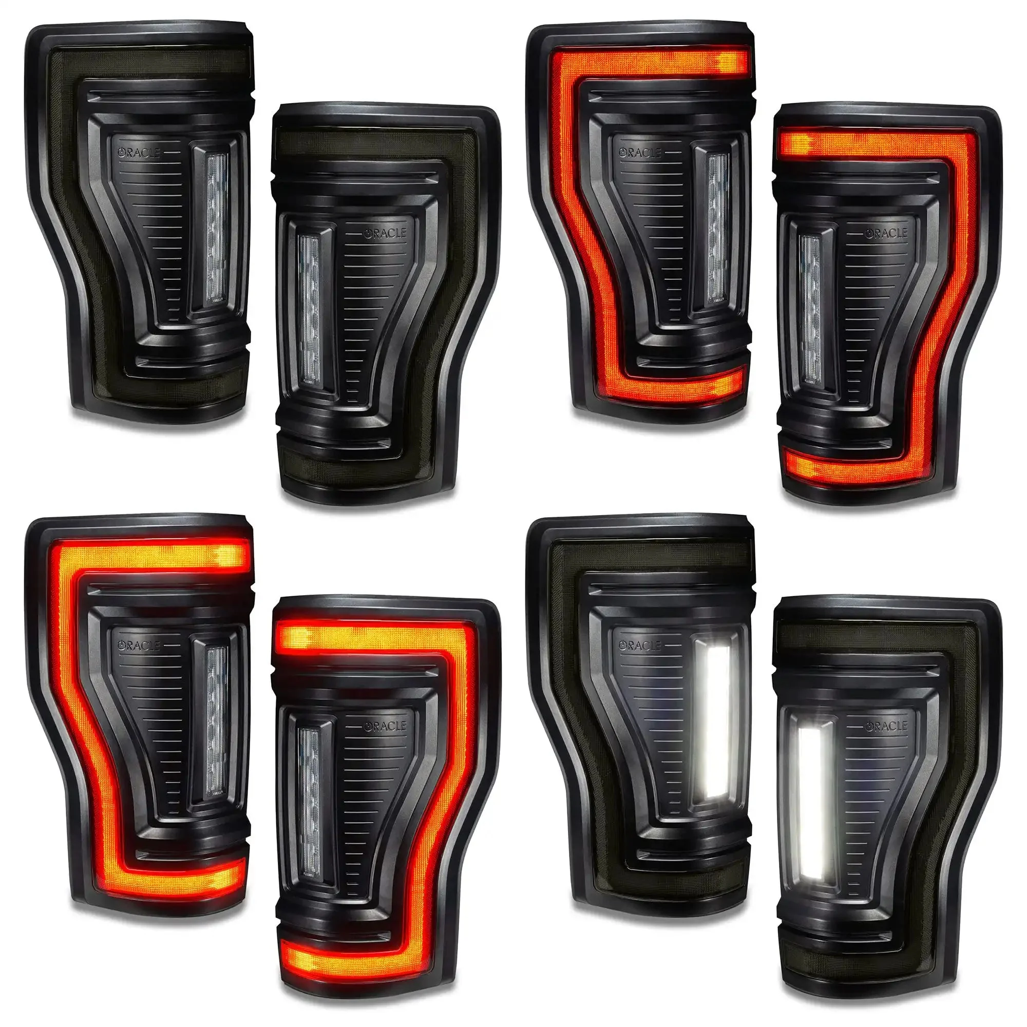2017-2022 Ford F-250/350 Super Duty Flush Mount LED Tail Lights - Animated Turn Signals - Image 25