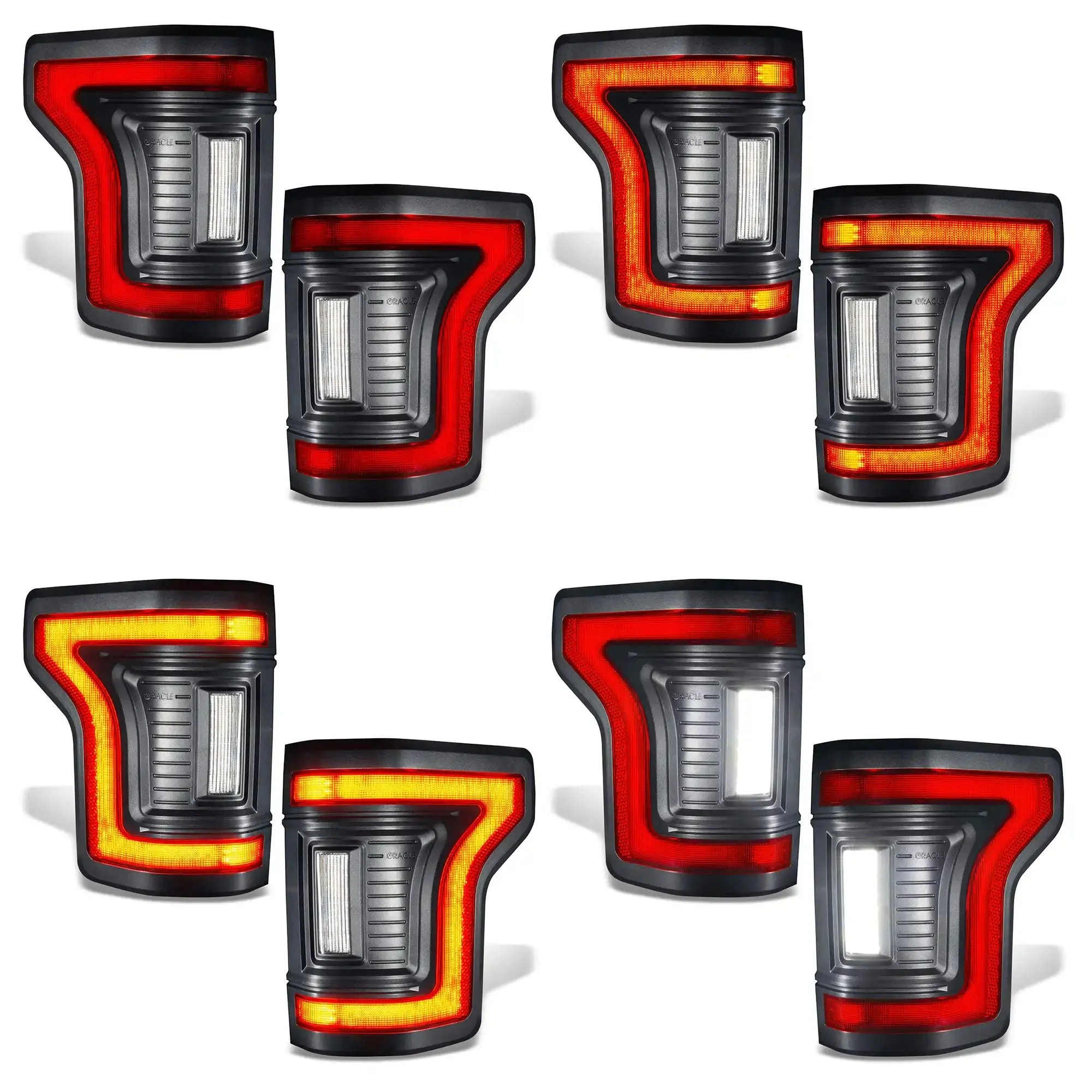 Flush Mount LED Tail Lights 2015-2020 Ford F-150 Sequential Turn Signals BLIS - Image 27