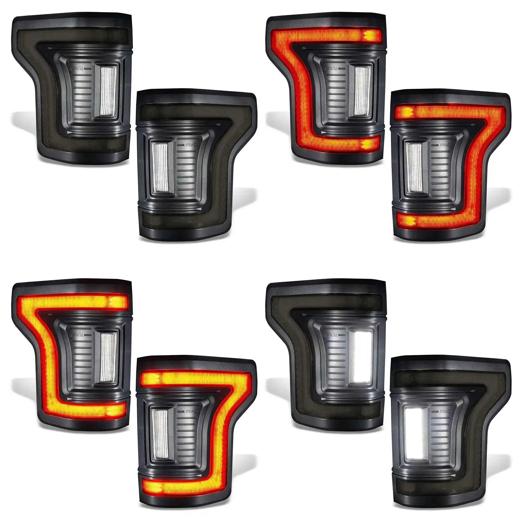 Flush Mount LED Tail Lights 2015-2020 Ford F-150 Sequential Turn Signals BLIS - Image 28