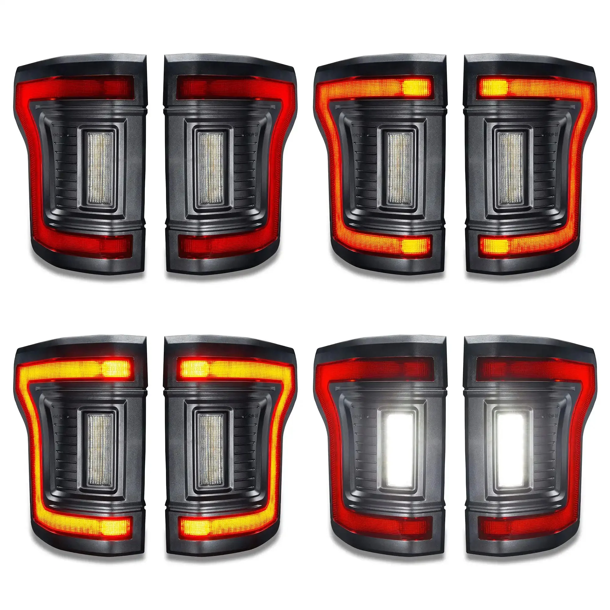 Flush Mount LED Tail Lights 2015-2020 Ford F-150 Sequential Turn Signals BLIS - Image 29