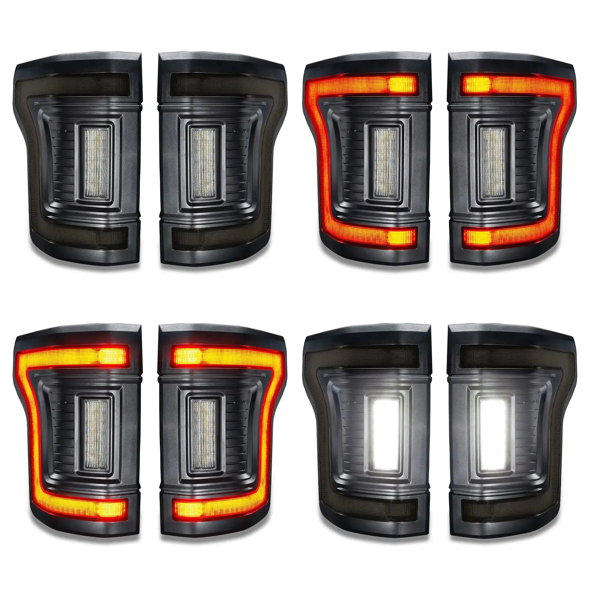 Flush Mount LED Tail Lights 2015-2020 Ford F-150 Sequential Turn Signals BLIS - Image 30