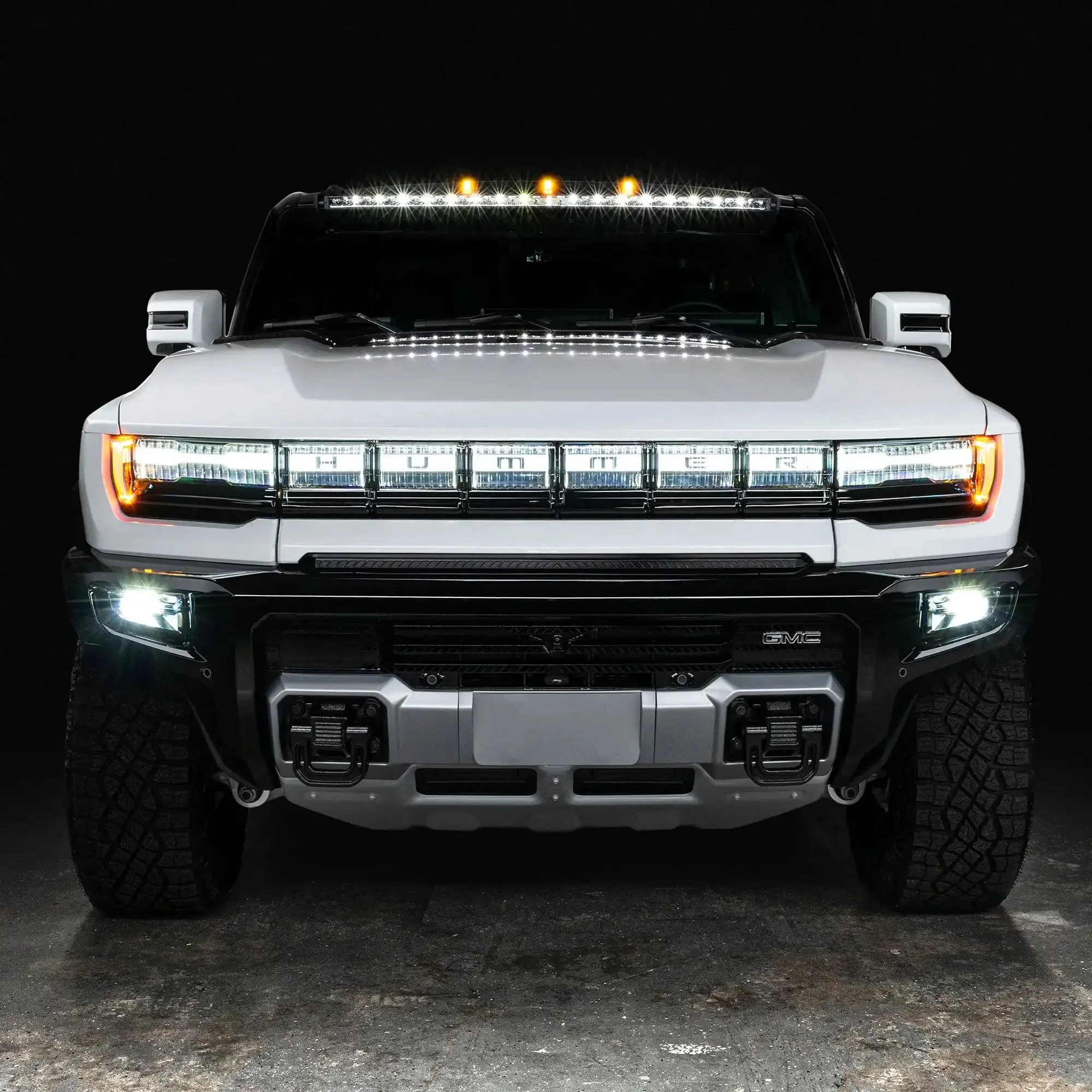 2022-2025 Hummer EV 50" Roof Mount Curved Light Bar w/ Brackets - Image 19
