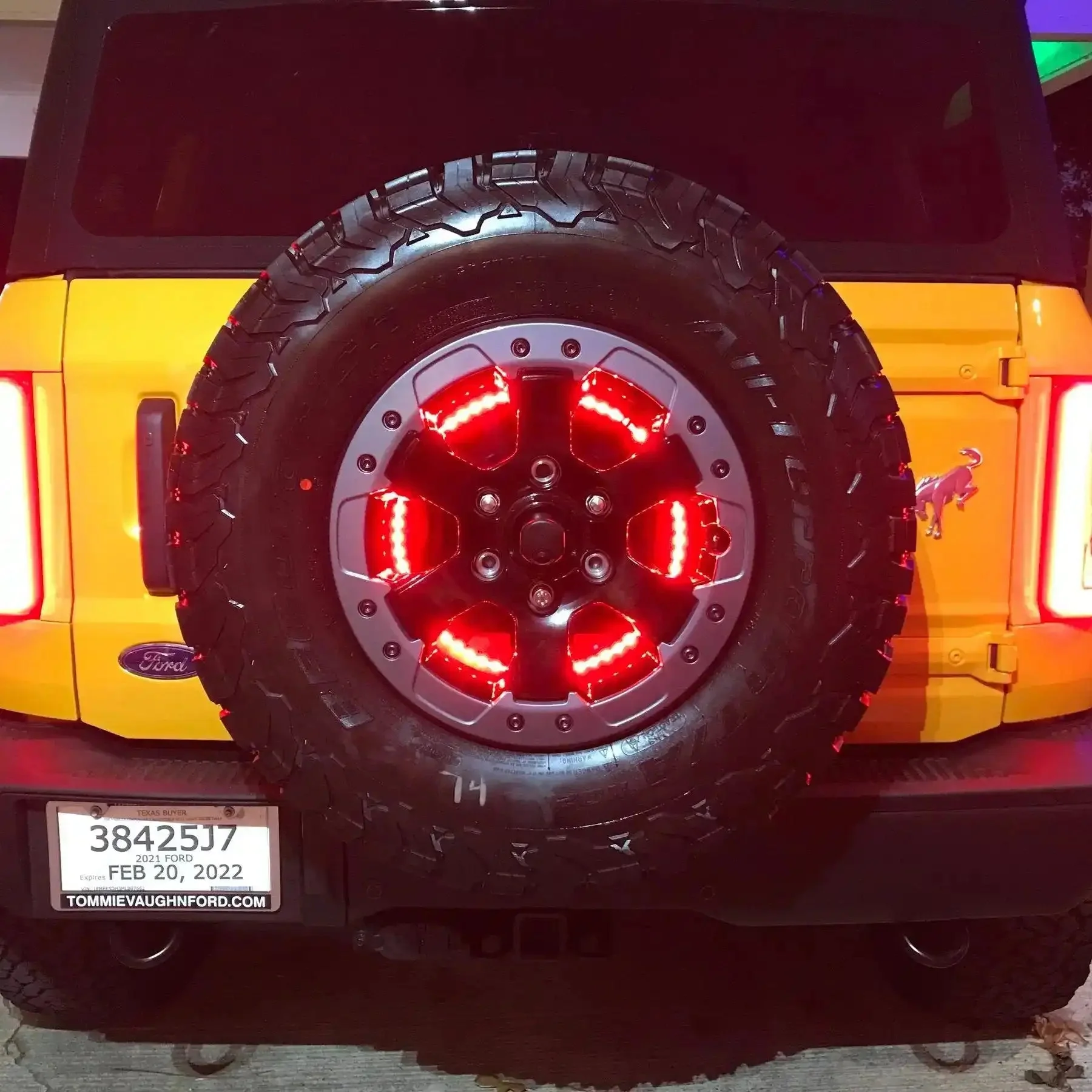 ORACLE Lighting LED Illuminated Spare Tire Wheel Ring Third Brake Light - Ford Bronco - Image 13