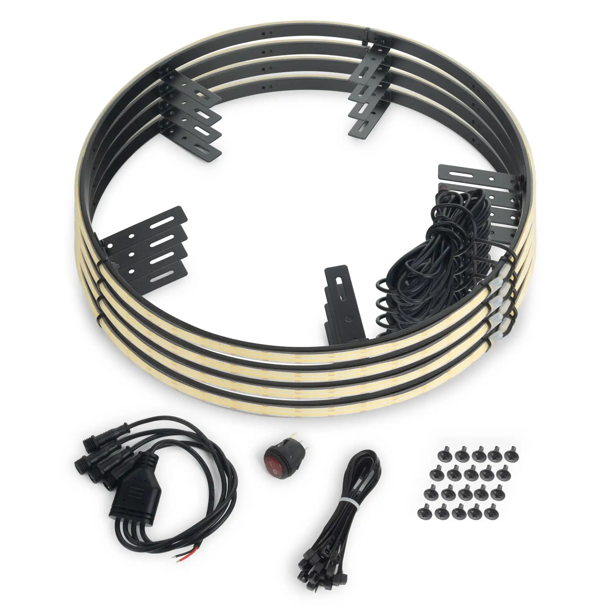 ORACLE Lighting LED Illuminated Wheel Rings - 16.5" PLASMA™ - Image 2