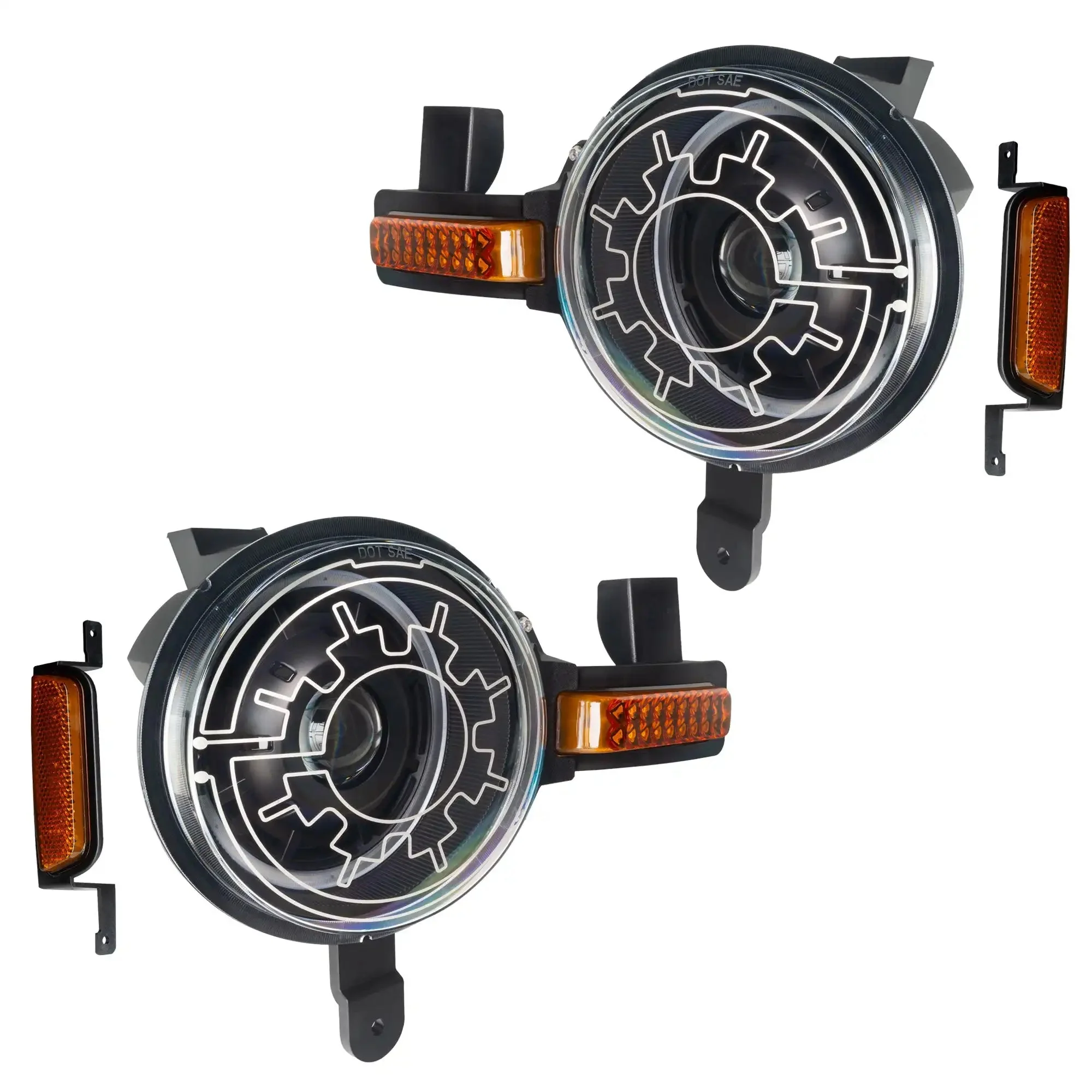 ORACLE Lighting Oculus™ Bi-LED Projector Headlights for 2021+ Ford Bronco - Heated Lens - Image 10