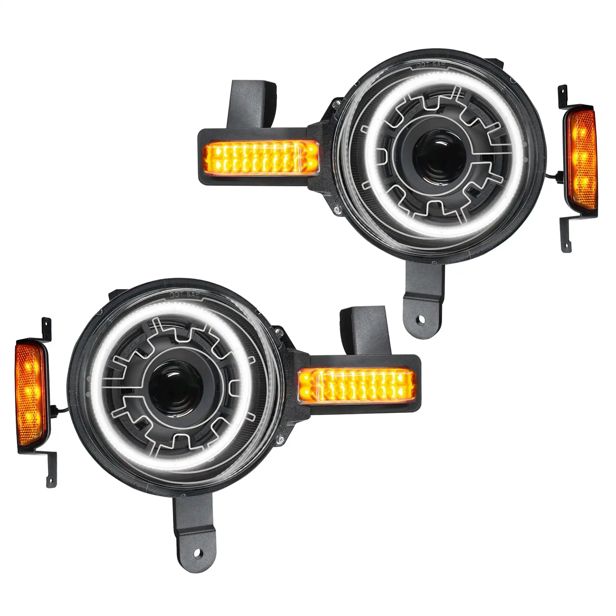 ORACLE Lighting Oculus™ Bi-LED Projector Headlights for 2021+ Ford Bronco - Heated Lens - Image 9