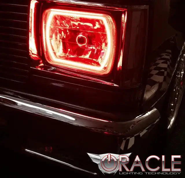 ORACLE Sealed Beam 7x6 H6054 Headlight with Pre-Installed SMD Halo - Image 13