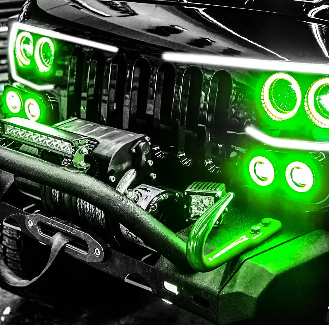ORACLE Lighting Vector™ Series Grill LED Halo Kit - JK/JL/JT - Image 11