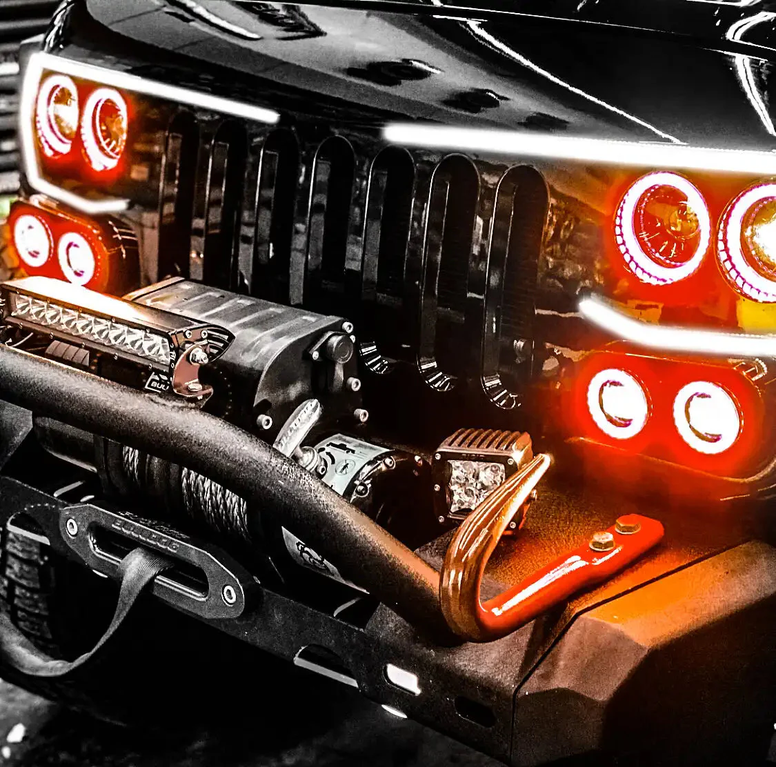 ORACLE Lighting Vector™ Series Grill LED Halo Kit - JK/JL/JT - Image 12
