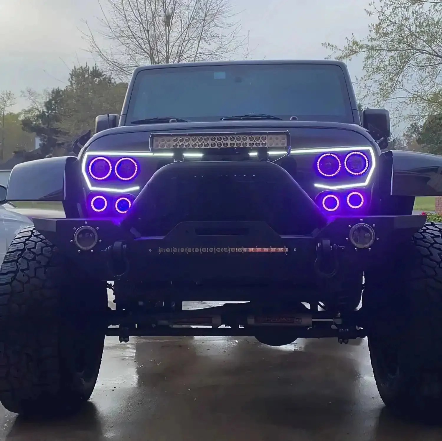 ORACLE Lighting Vector™ Series Grill LED Halo Kit - JK/JL/JT - Image 22