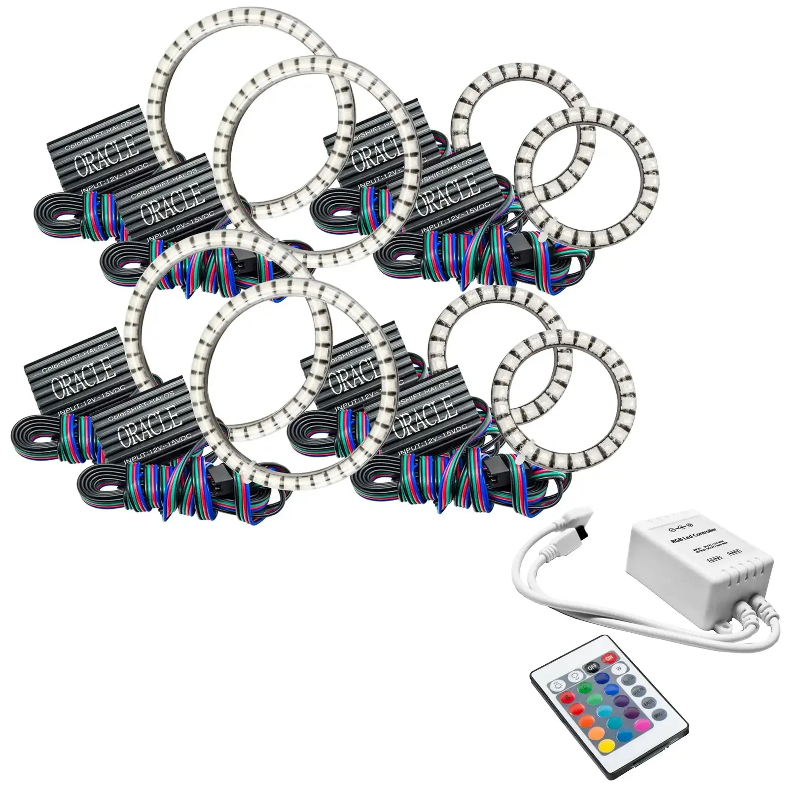 ORACLE Lighting Vector™ Series Grill LED Halo Kit - JK/JL/JT - Image 4