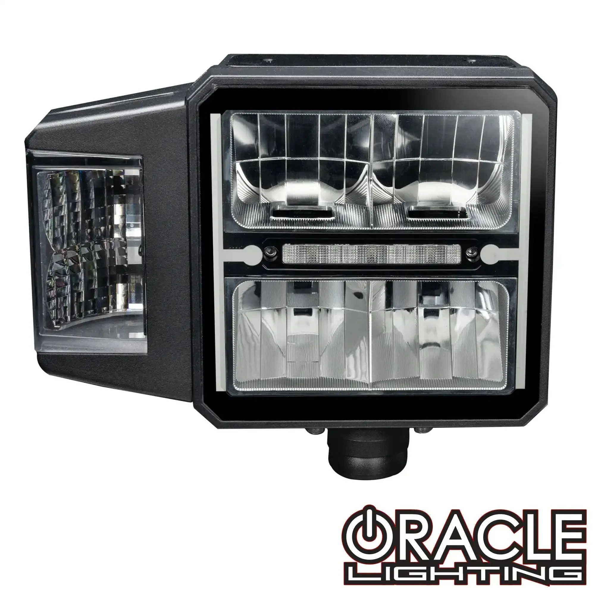 LED Plow Headlight with Heated Lens | Multifunction DOT Compliant
