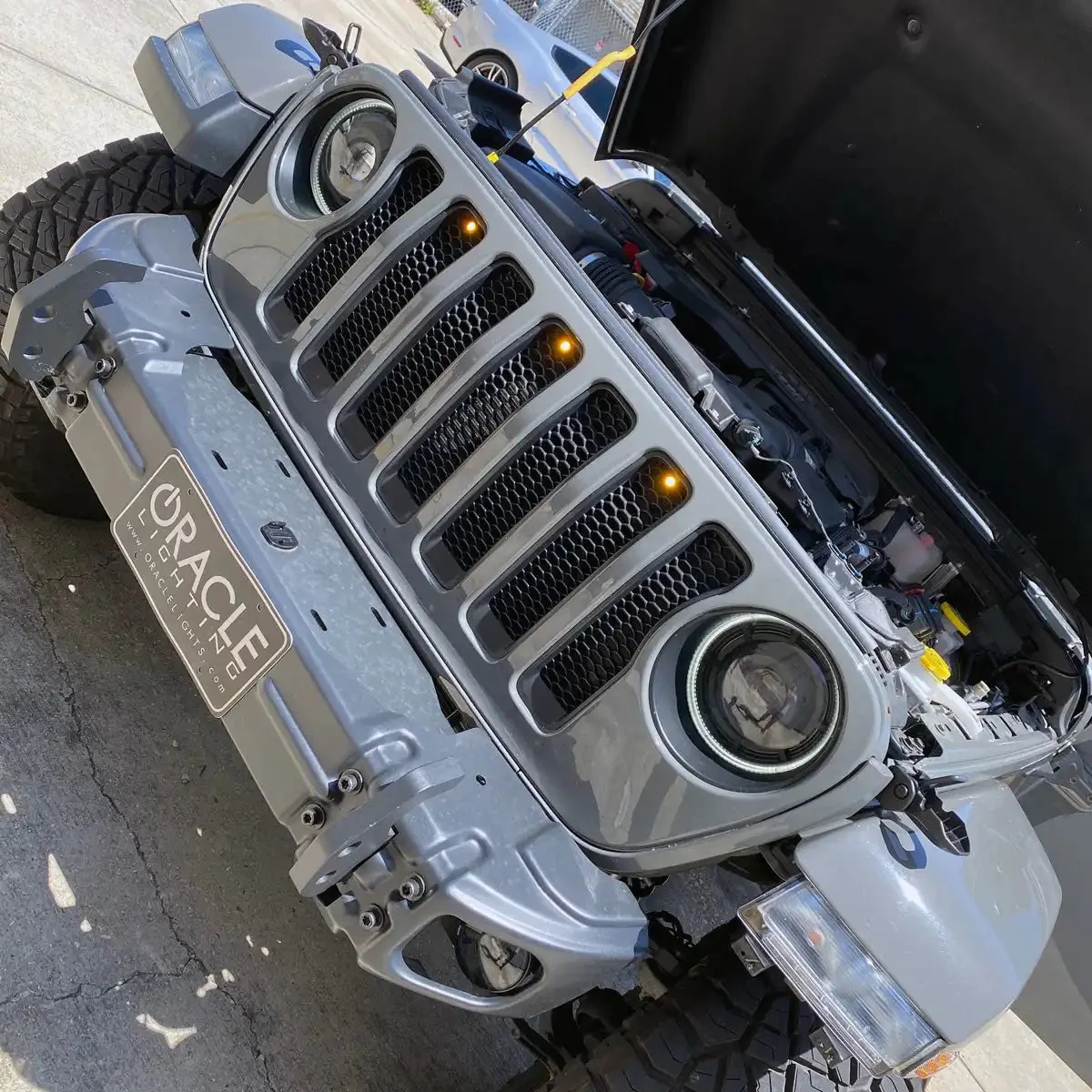 ORACLE Pre-Runner LED Grill Light Kit for Jeep Wrangler JL (2018-2023) - Image 13