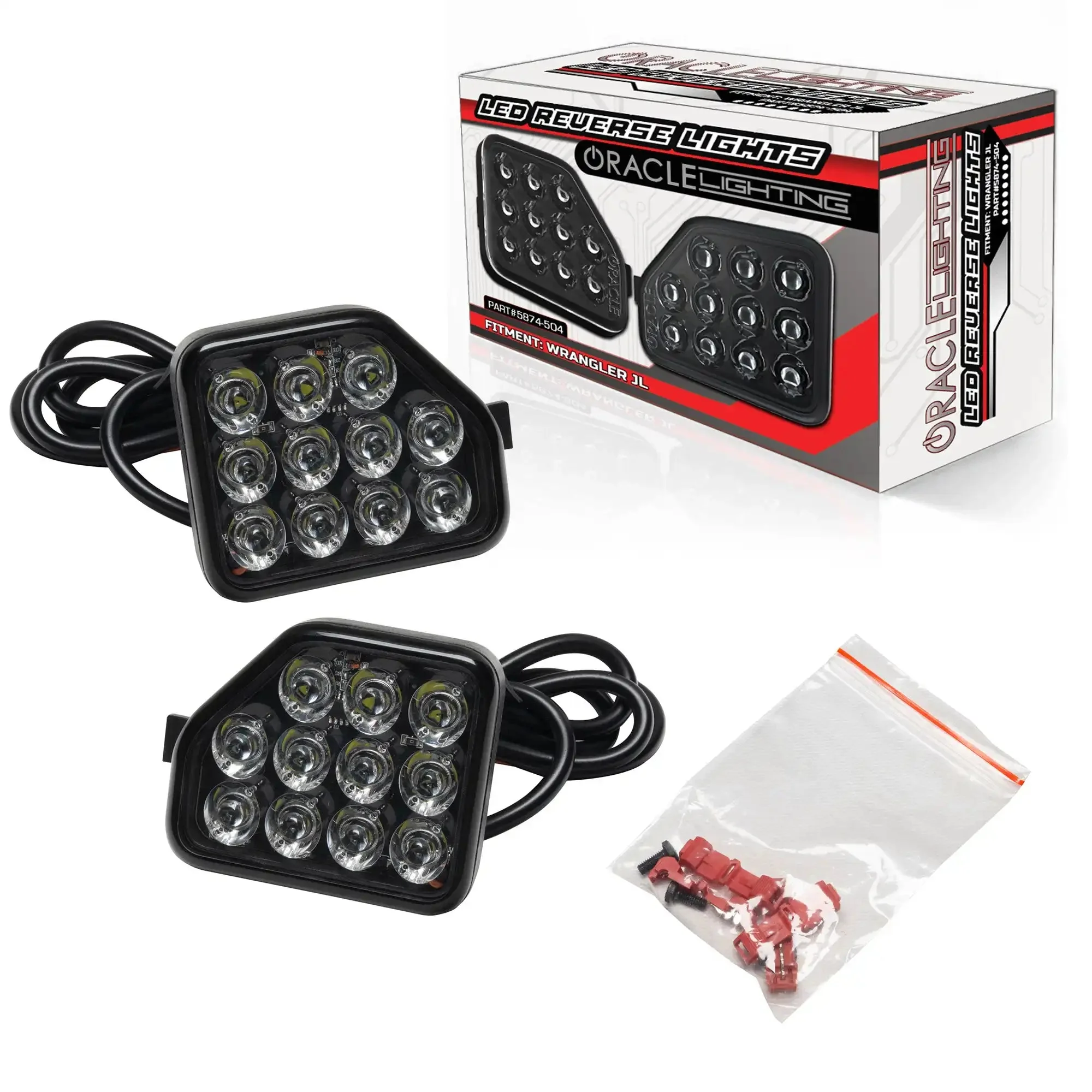 2018-2025 Jeep Wrangler JL LED Bumper Reverse Lights - 1000 Lumen High-Output Upgrade - Image 2
