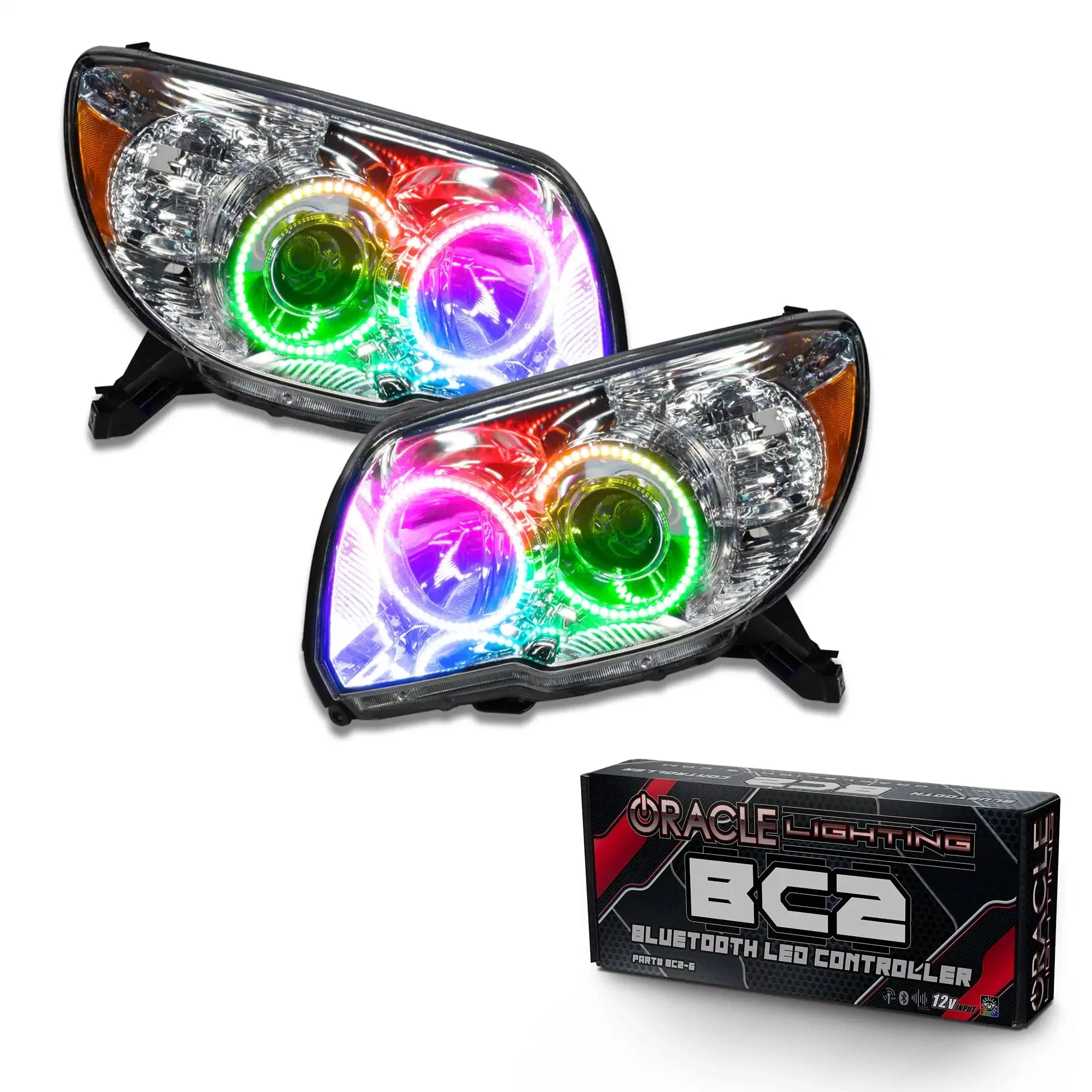 ORACLE Lighting 2006-2009 Toyota 4-Runner Pre-Assembled Halo Headlights-Non HID - Image 12