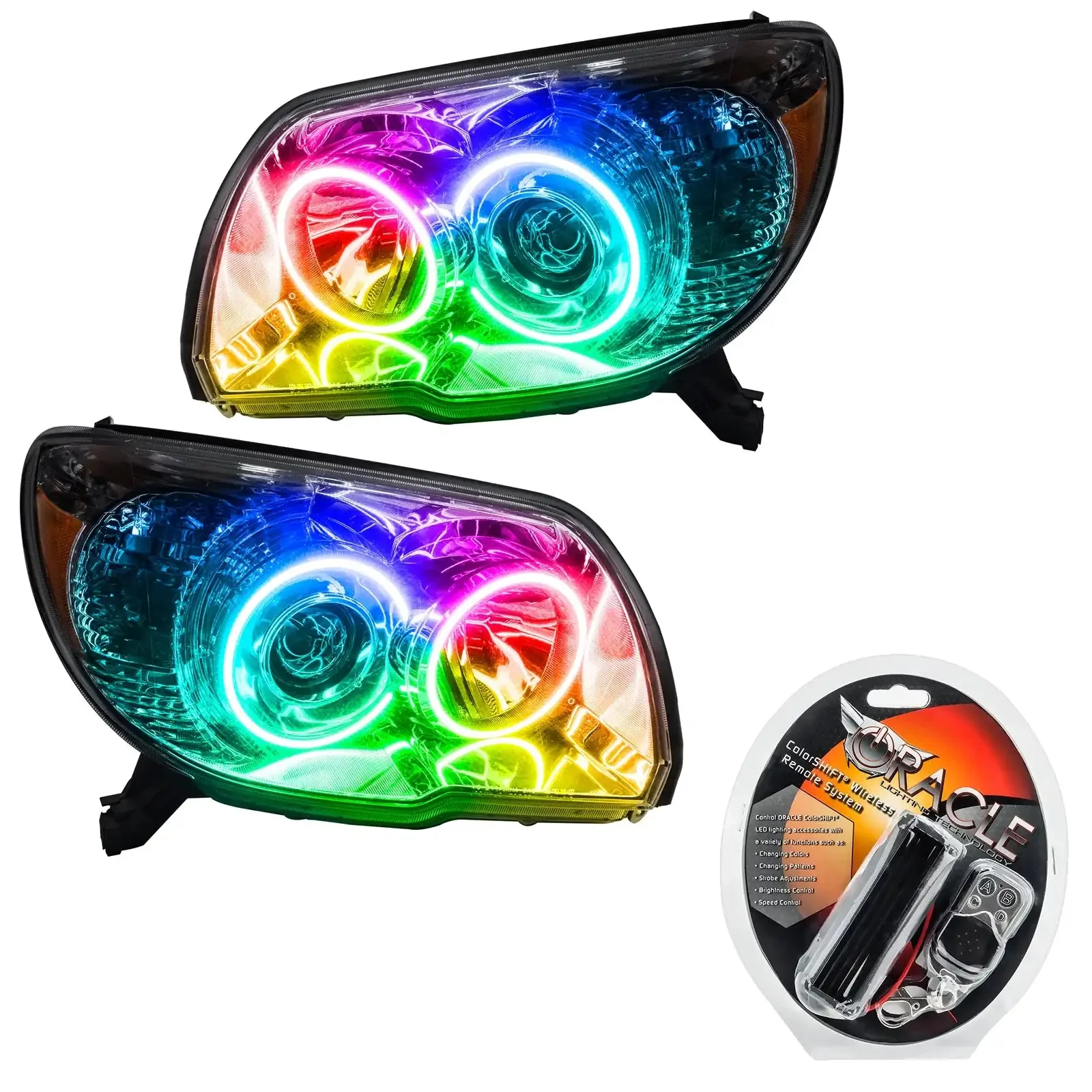 ORACLE Lighting 2006-2009 Toyota 4-Runner Sport Pre-Assembled Halo Headlights - Image 6