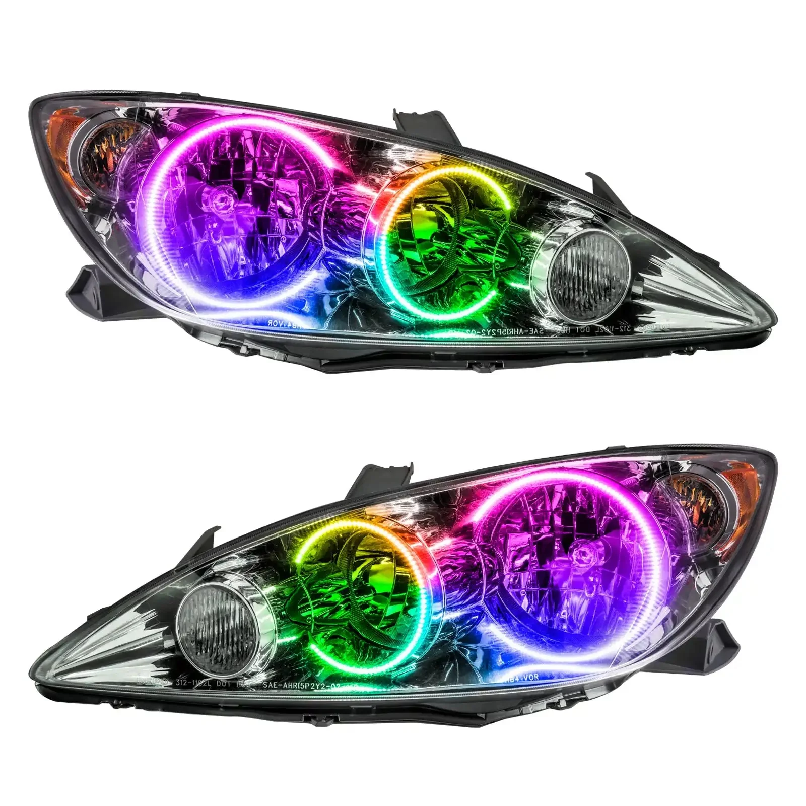 ORACLE Lighting 2005-2006 Toyota Camry Pre-Assembled Halo Headlights - Image 3