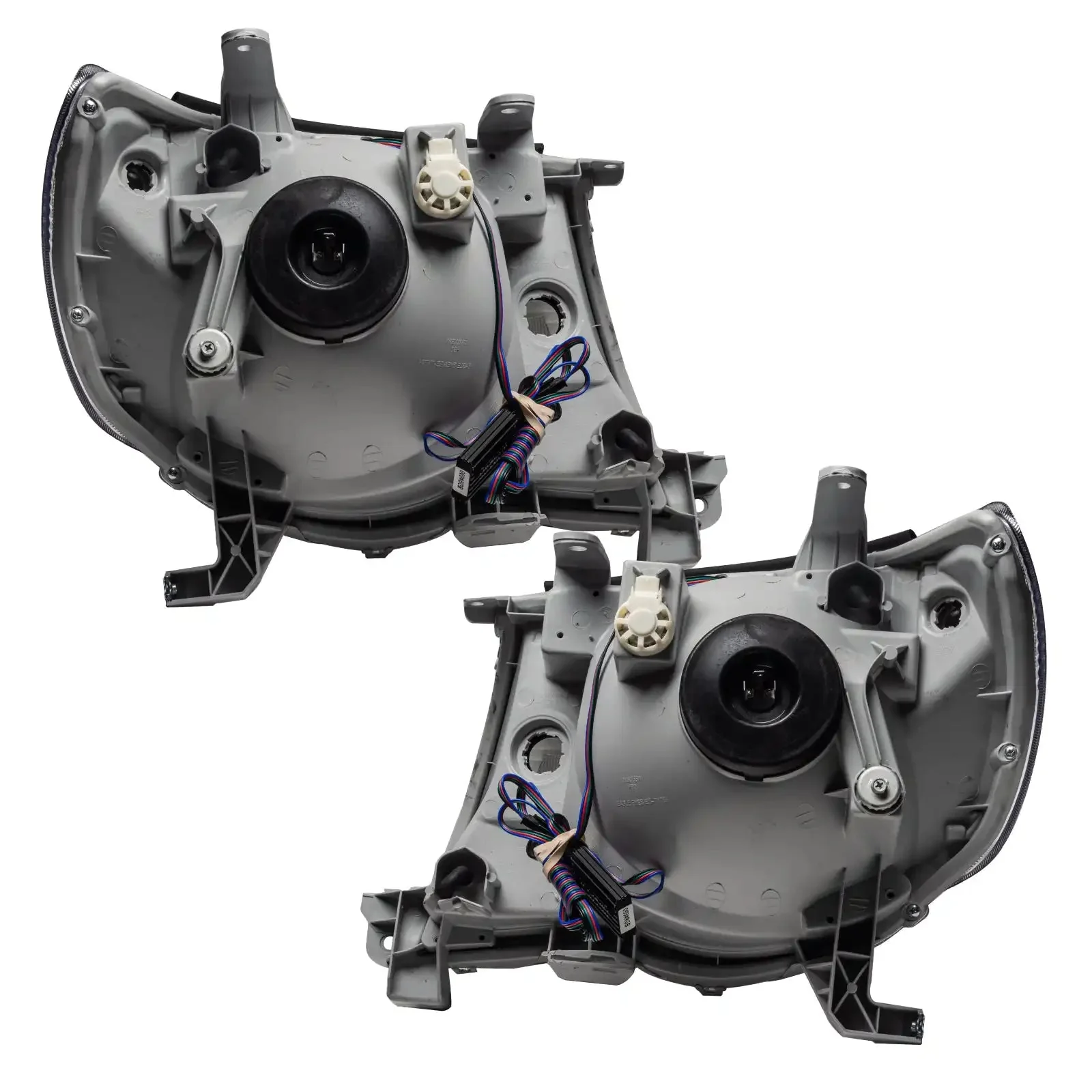 ORACLE Lighting 2005-2011 Toyota Tacoma Pre-Assembled Halo Headlights-Black - Image 5