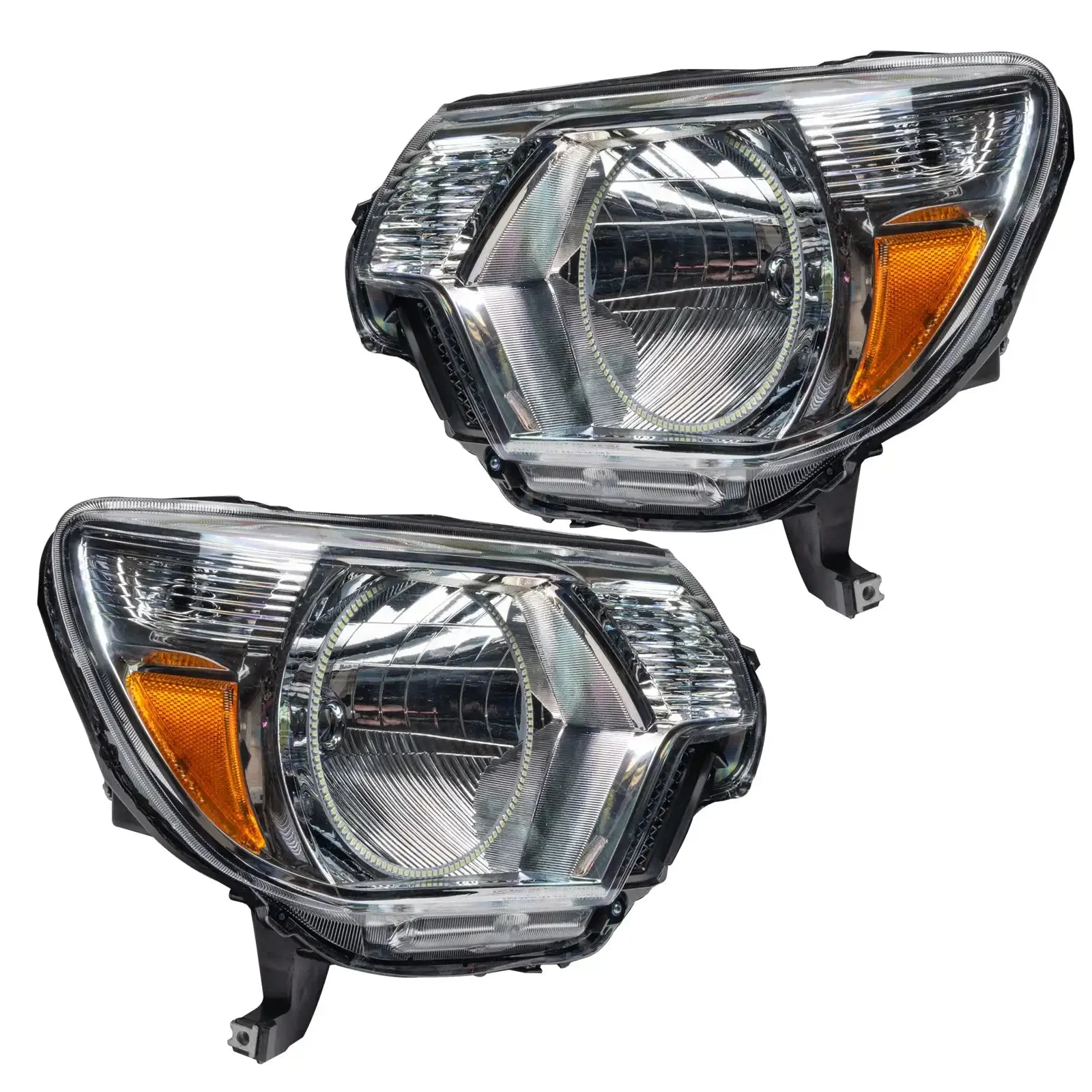 ORACLE Lighting 2012-2015 Toyota Tacoma Pre-Assembled Halo Headlights - Chrome - Image 3