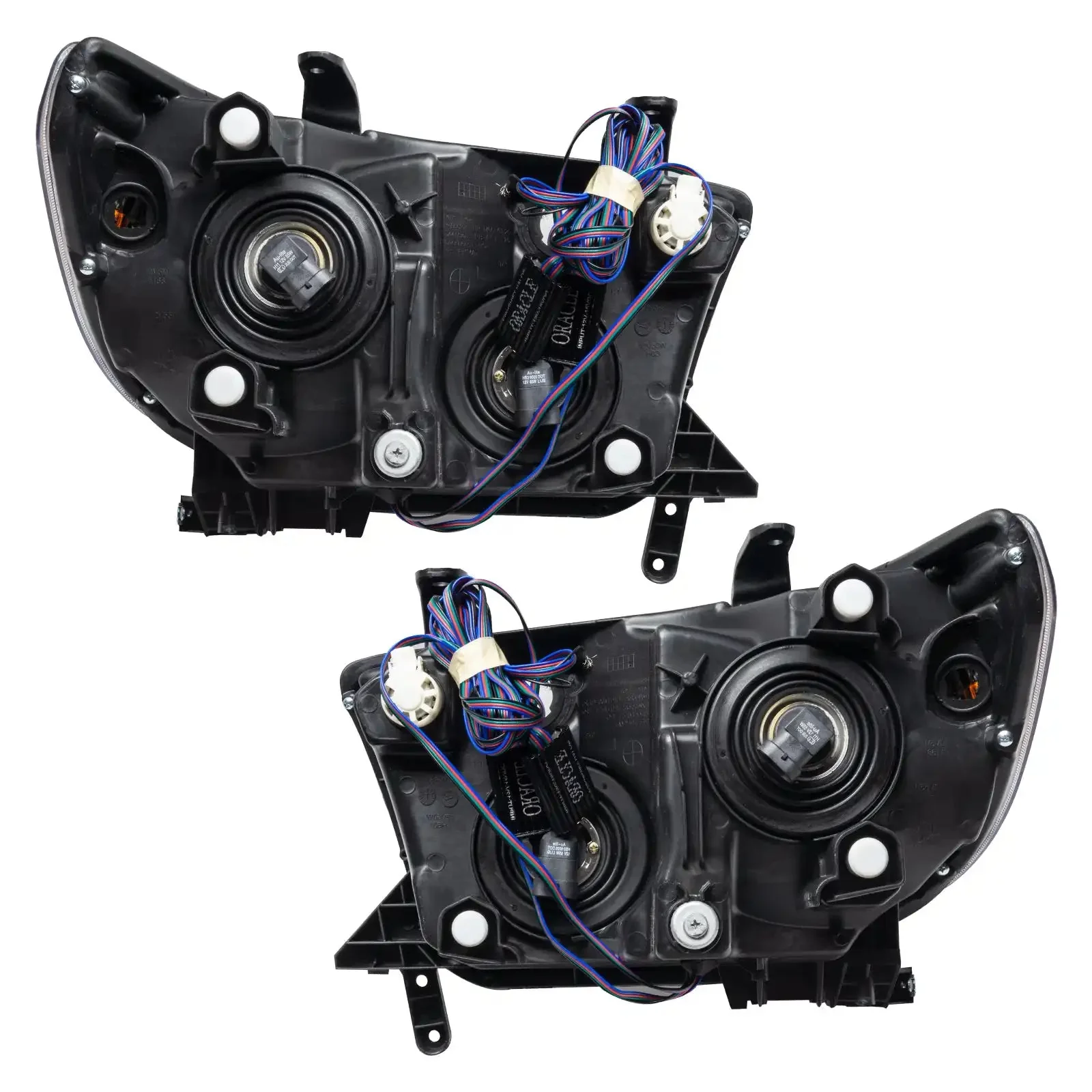 ORACLE Lighting 2007-2013 Toyota Tundra Pre-Assembled Halo Headlights - Chrome Housing - Image 4