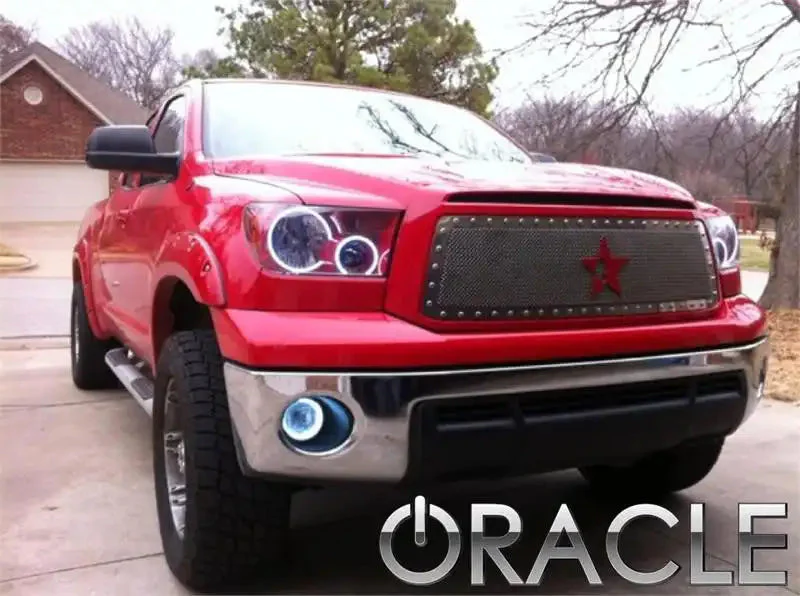 ORACLE Lighting 2007-2013 Toyota Tundra Pre-Assembled Halo Headlights - Black Housing - Image 11