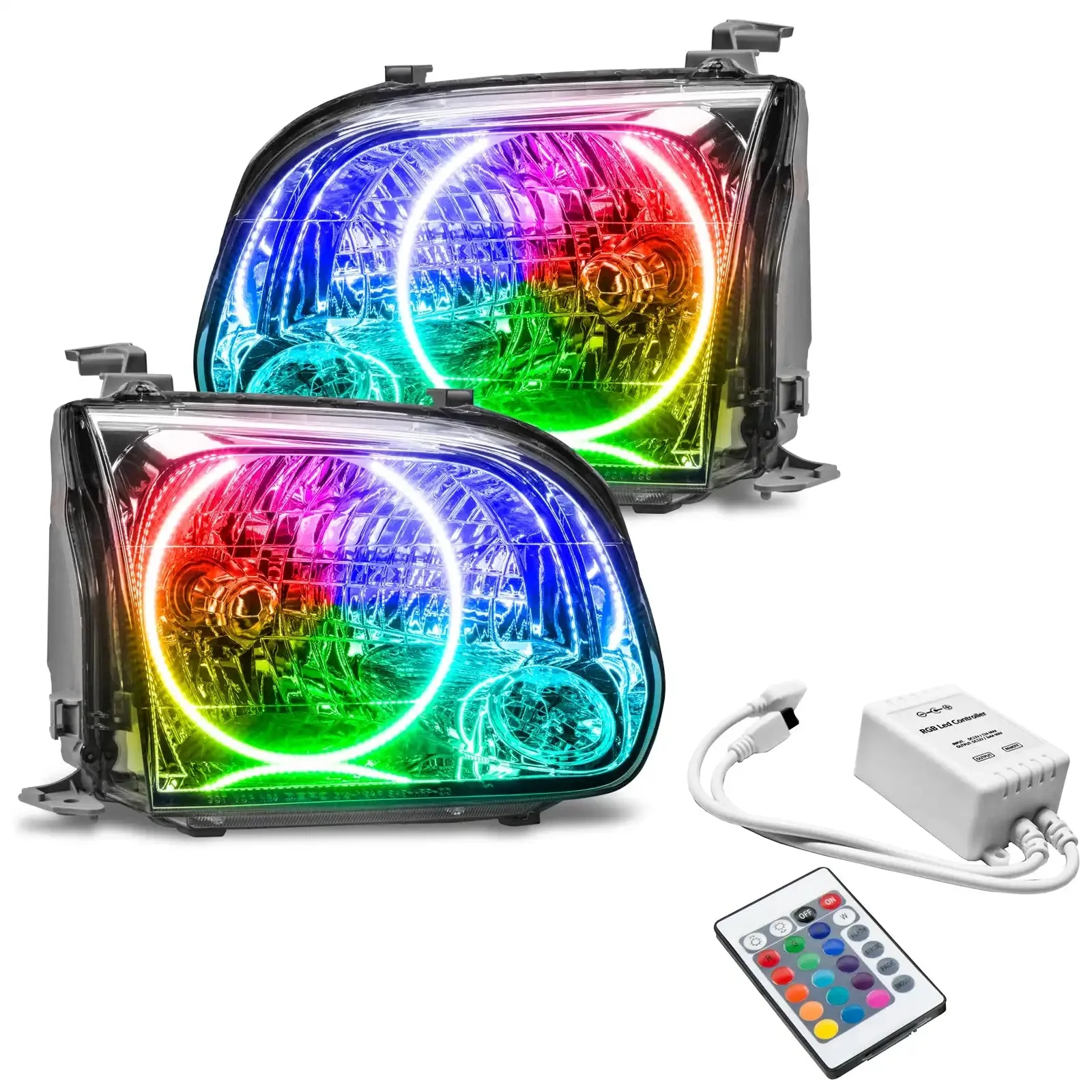 2005-2006 Toyota Tundra Double Cab Pre-Assembled Headlights - Image 4