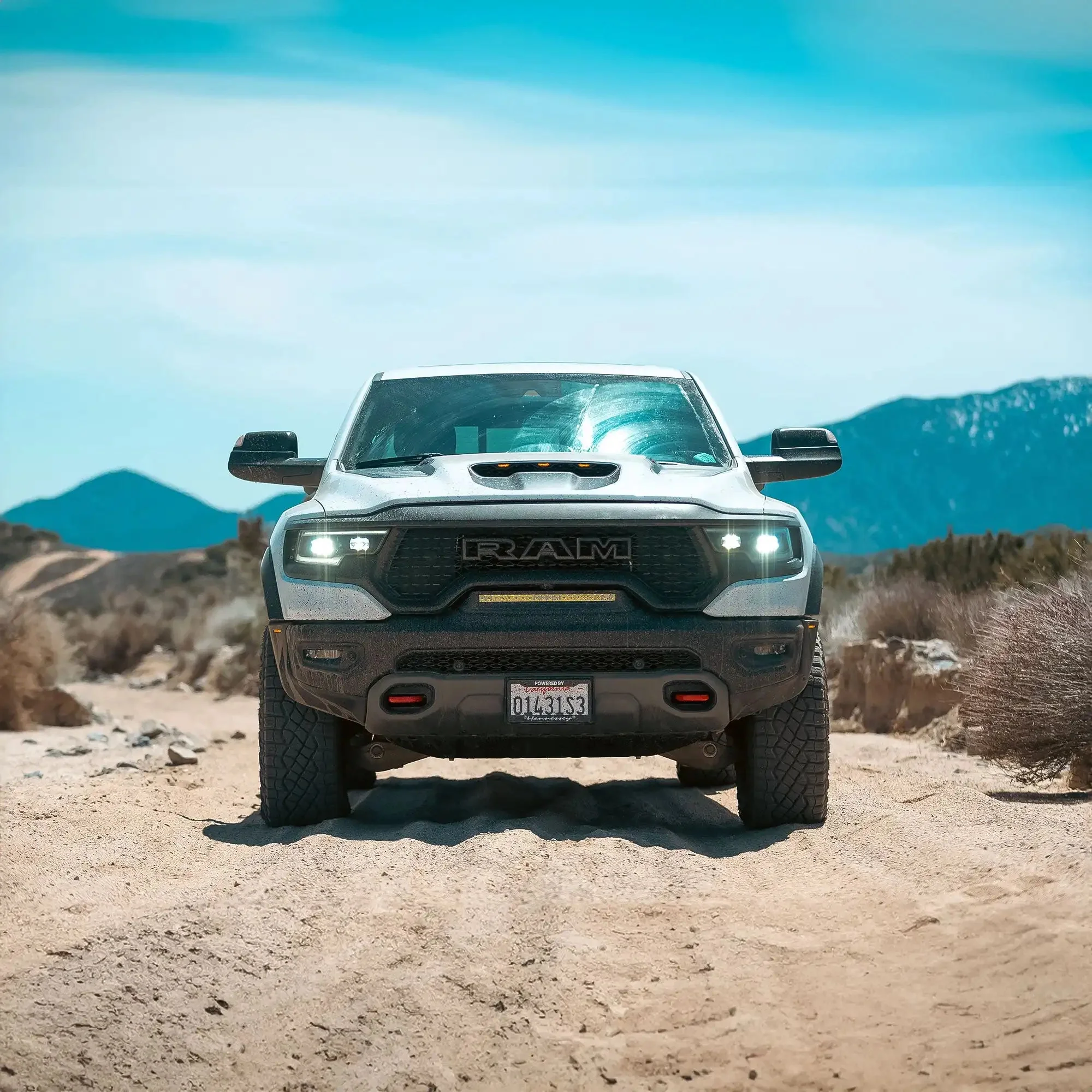 2019-2026 RAM Rebel/TRX/RHO Front Bumper Flush LED Light Bar | 100W 12,000 Lumens - Image 11
