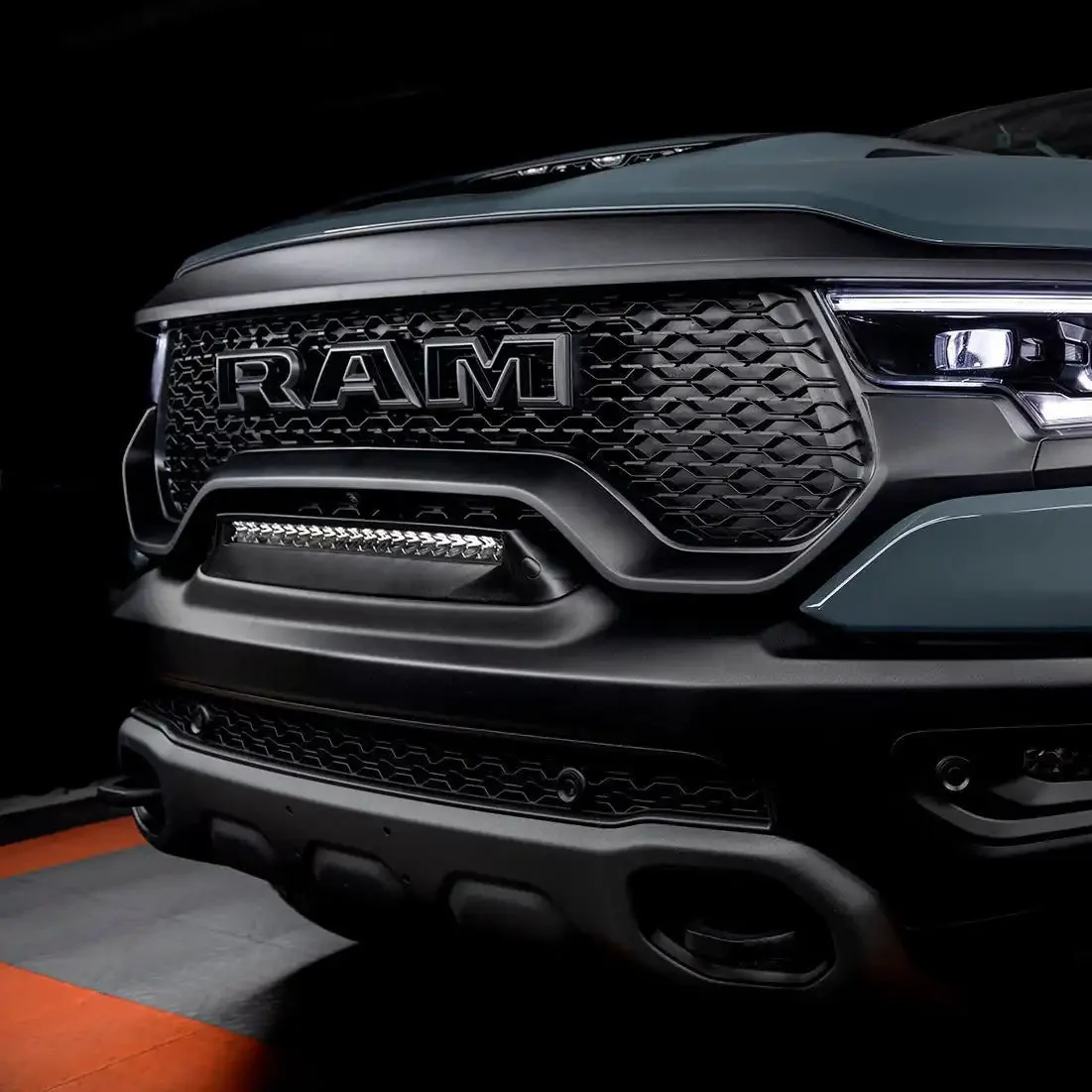 2019-2026 RAM Rebel/TRX/RHO Front Bumper Flush LED Light Bar | 100W 12,000 Lumens - Image 16