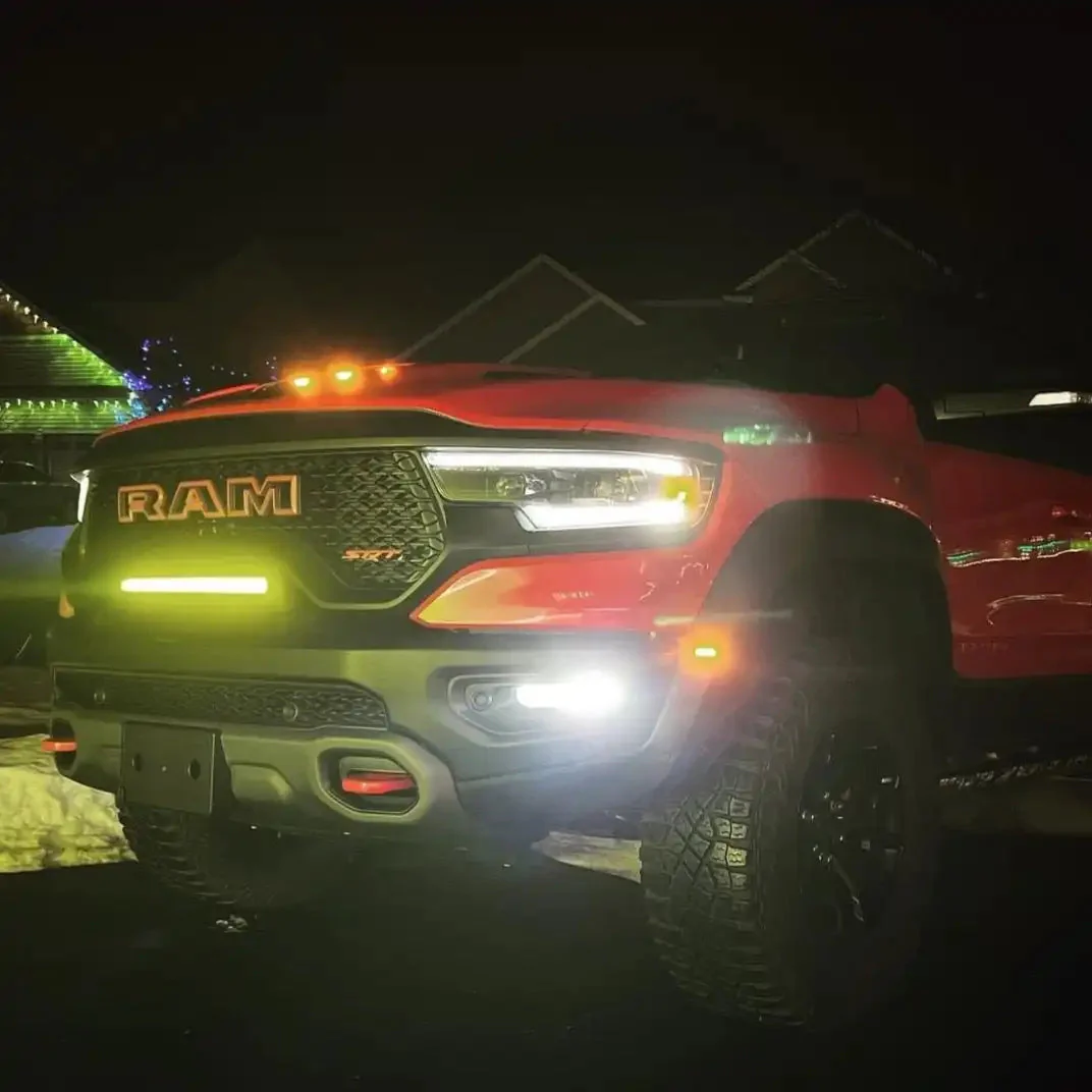 2019-2026 RAM Rebel/TRX/RHO Front Bumper Flush LED Light Bar | 100W 12,000 Lumens - Image 37