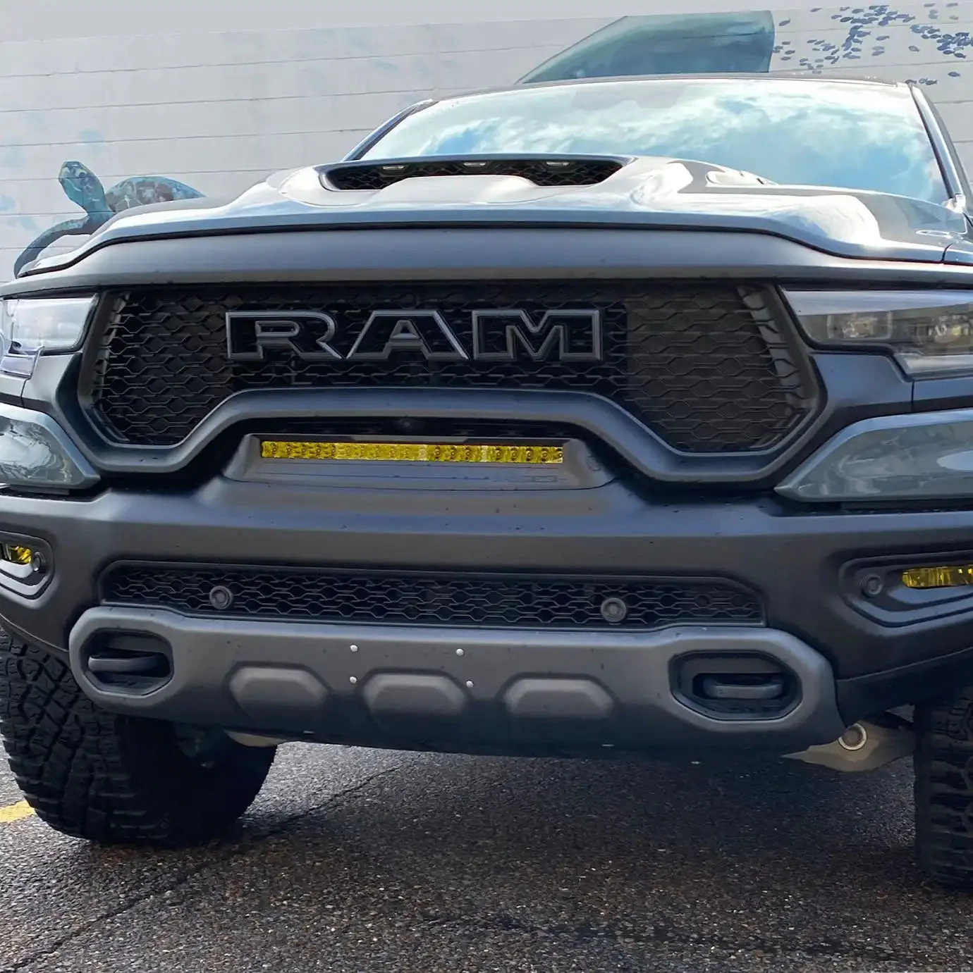 2019-2026 RAM Rebel/TRX/RHO Front Bumper Flush LED Light Bar | 100W 12,000 Lumens - Image 9