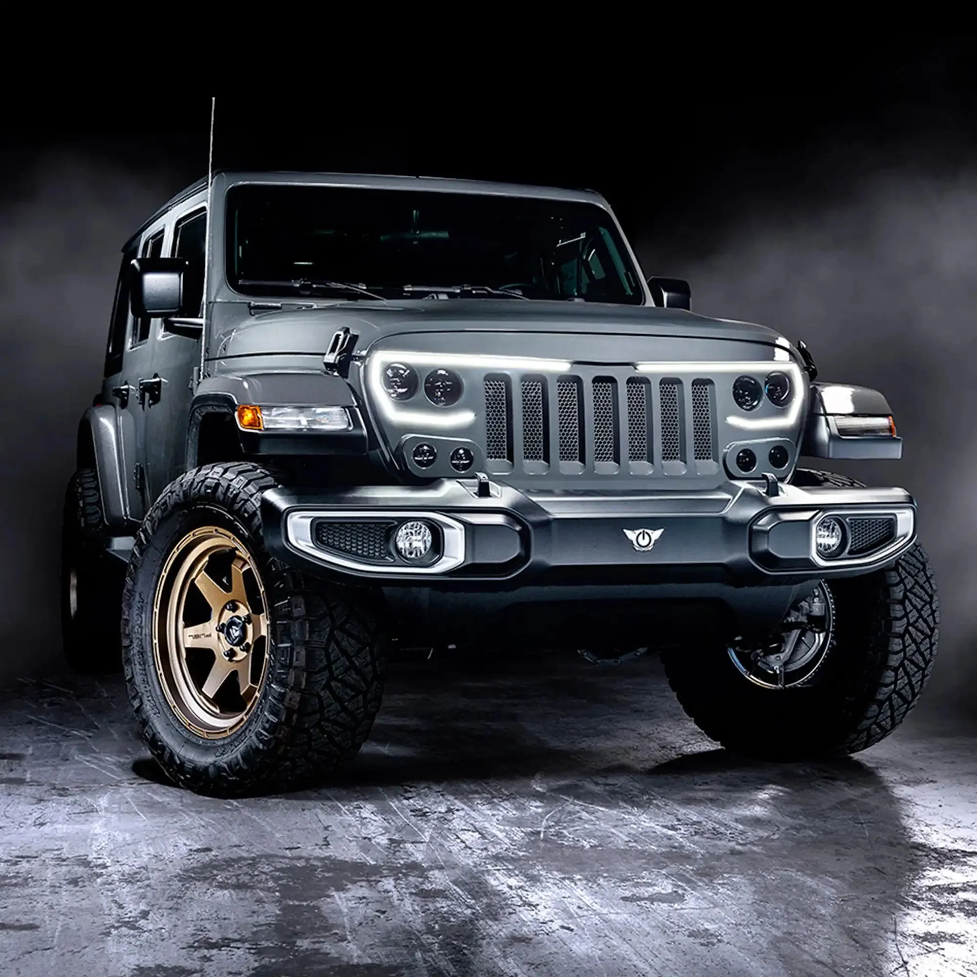 ORACLE Lighting VECTOR™ Pro Series II Full LED Grill for the Jeep Wrangler JL / Gladiator JT - Image 5