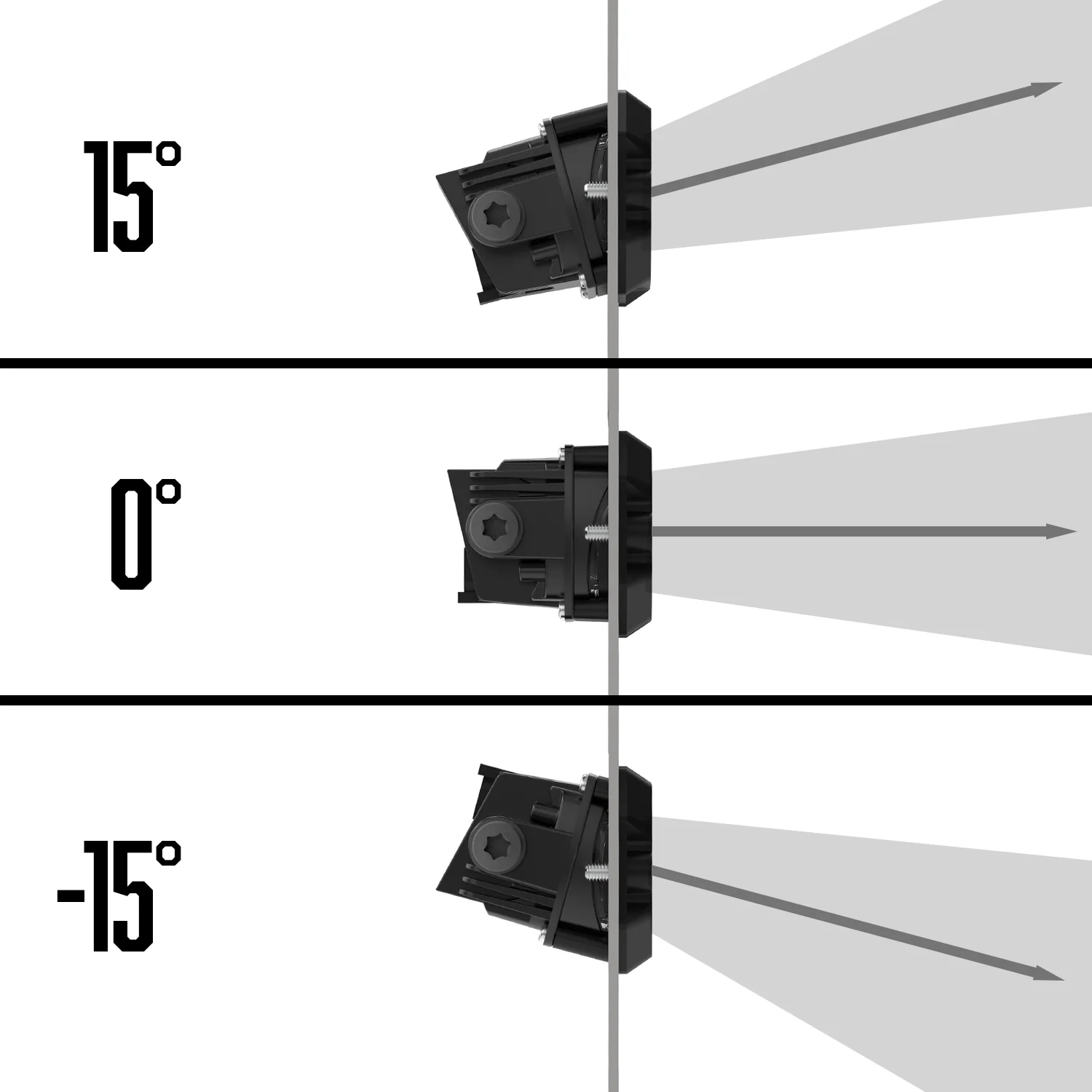 ORACLE Lighting Angled Flush Mount Bezels for Vega Series (Vega 2 & Vega 4) - Pair - Image 5